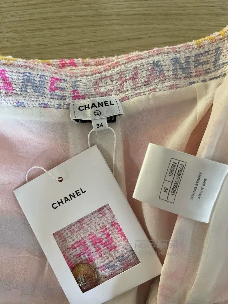 Chanel 24c pink logo shorts
