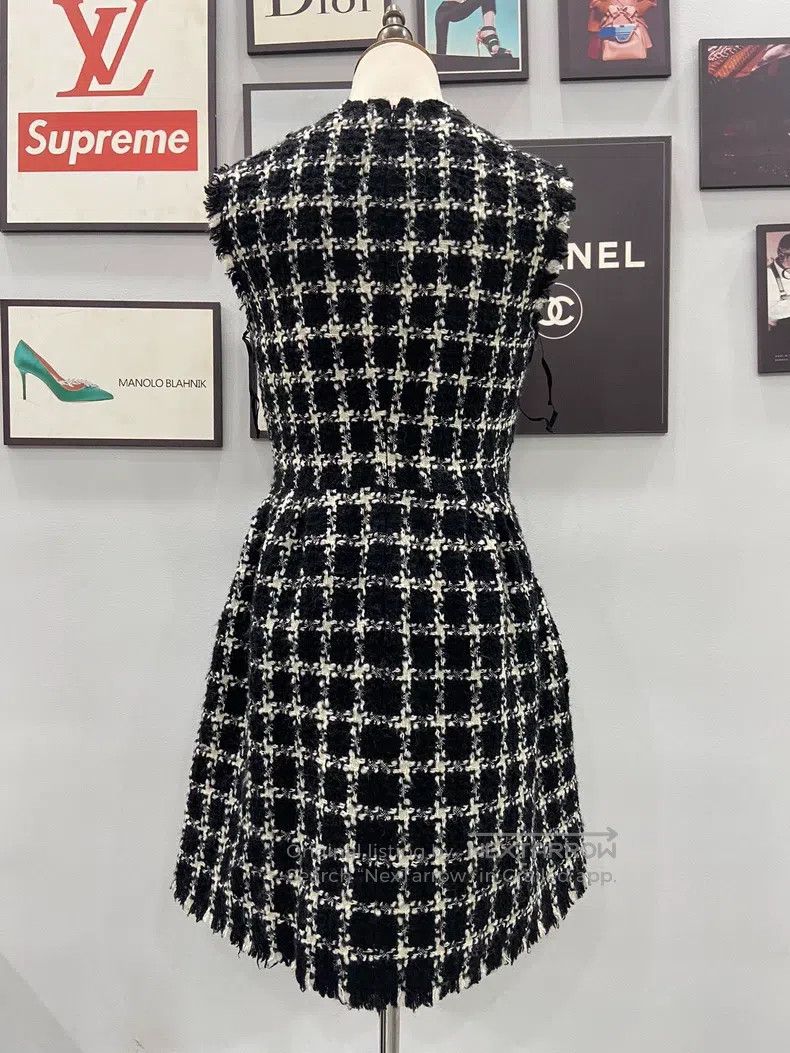 Valentino Valentino Houndstooth dress Size XS / US 0-2 / IT 36-38 - 4 Thumbnail