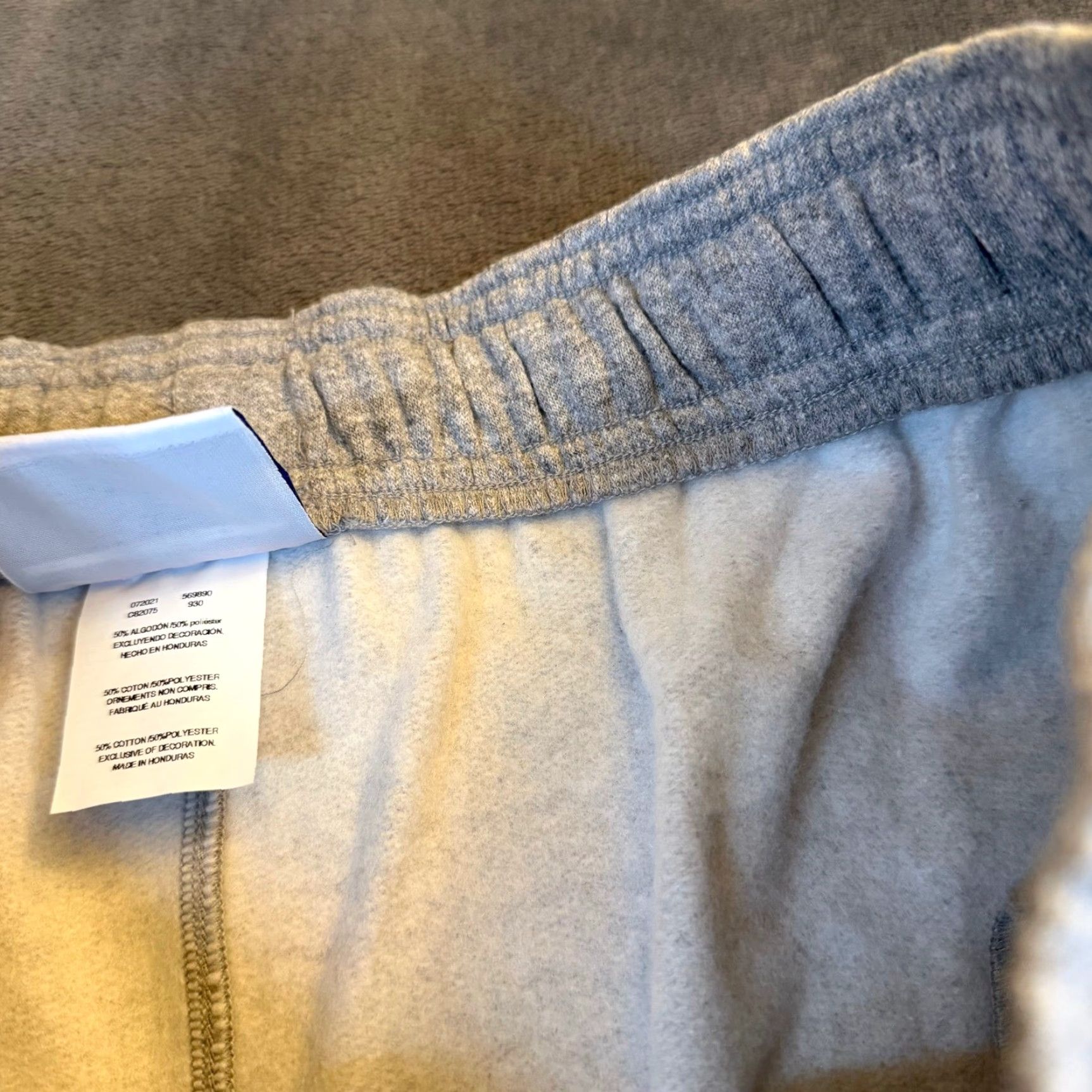 Champion Champion Glen Arbor Fleece Shorts Grey Elastic Waist Raw Hem Mens Large NWT Size US 33 - 6 Thumbnail
