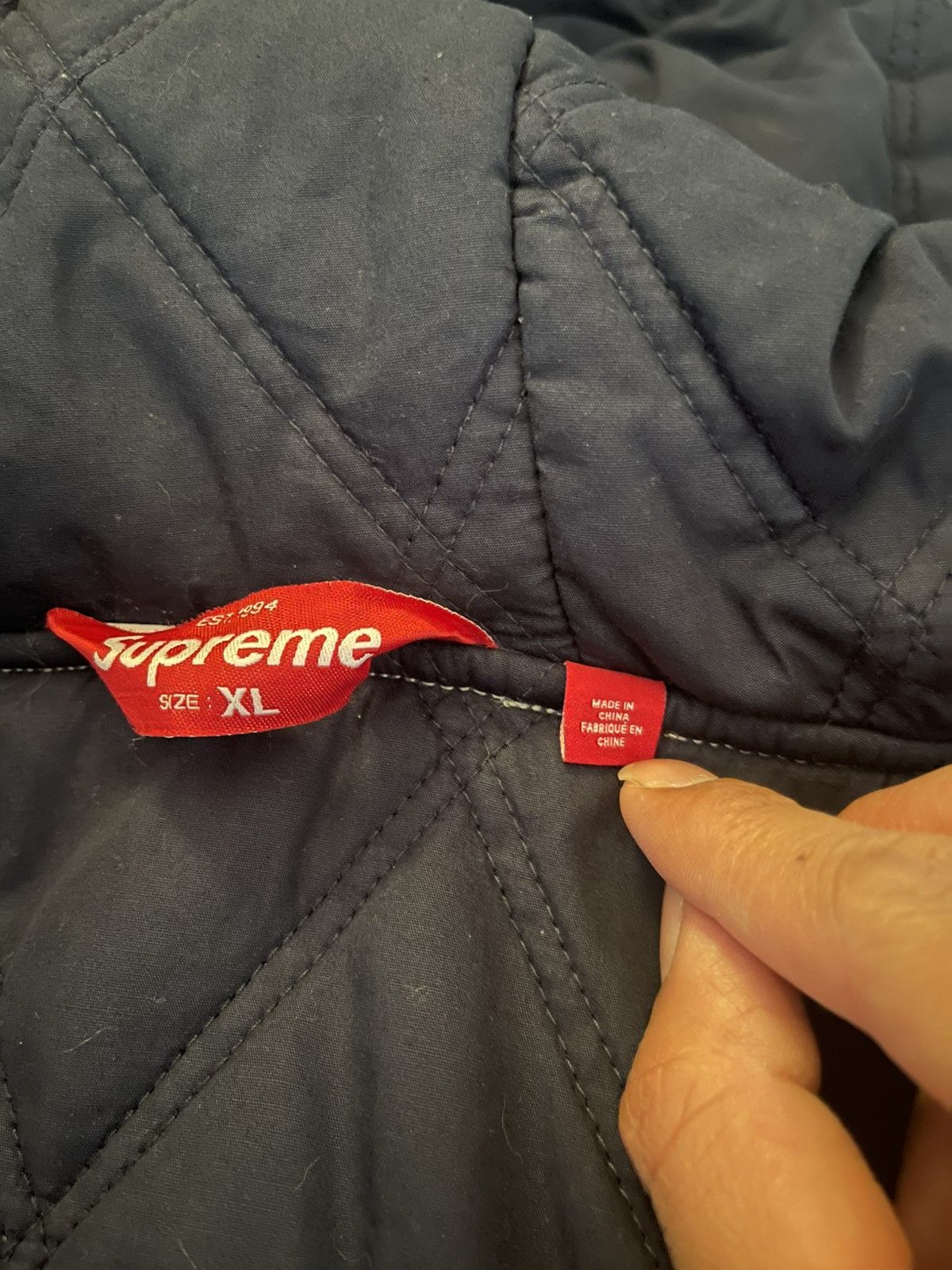 Supreme Supreme HJR Trompe L'oeil Hooded Work Jacket Size US XL / EU 56 / 4 - 6 Thumbnail