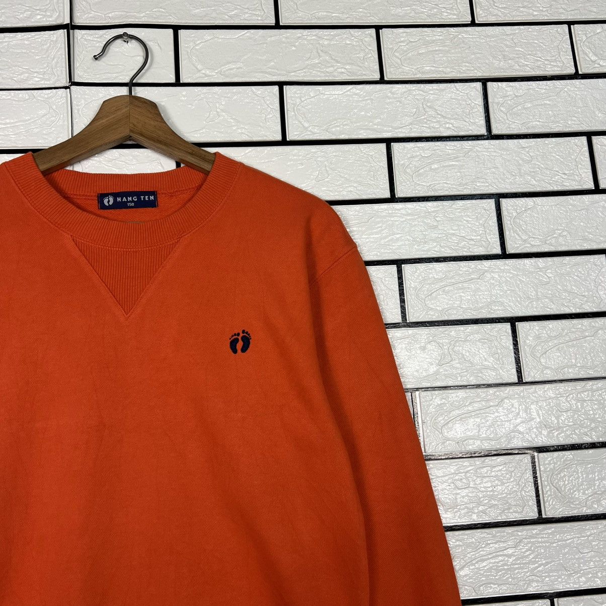 Hang Ten Y2k Vintage HANG TEN Big Logo Crewneck Sweatshirt #3942-C180 Size US S / EU 44-46 / 1 - 7 Thumbnail