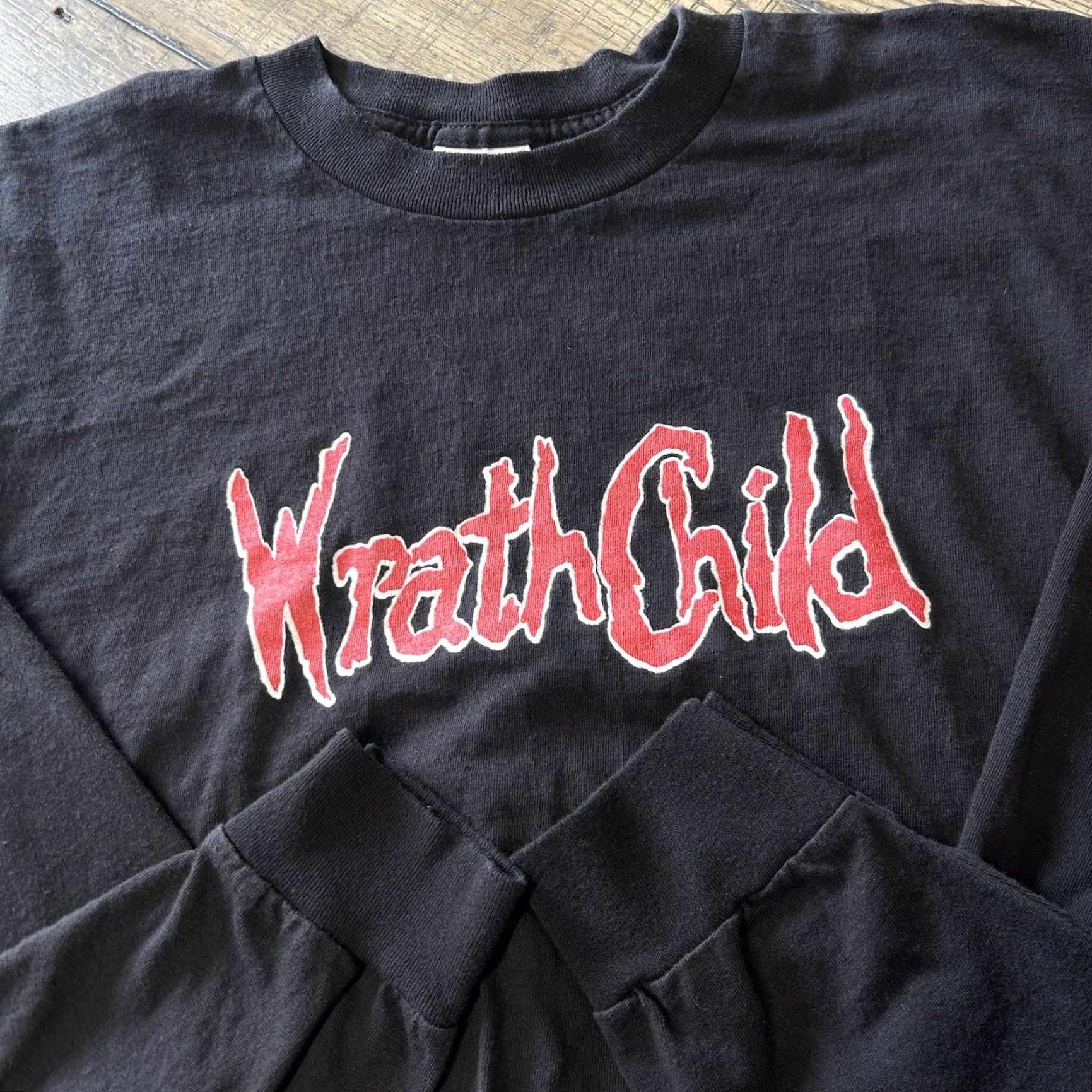 Vintage VINTAGE Bayside 90s Wrathchild Band Tour Concert Long Sleeve Graphic T-Shirt Men’s XL Shirt Men XL Black 90s Mens Size US XL / EU 56 / 4 - 2 Thumbnail