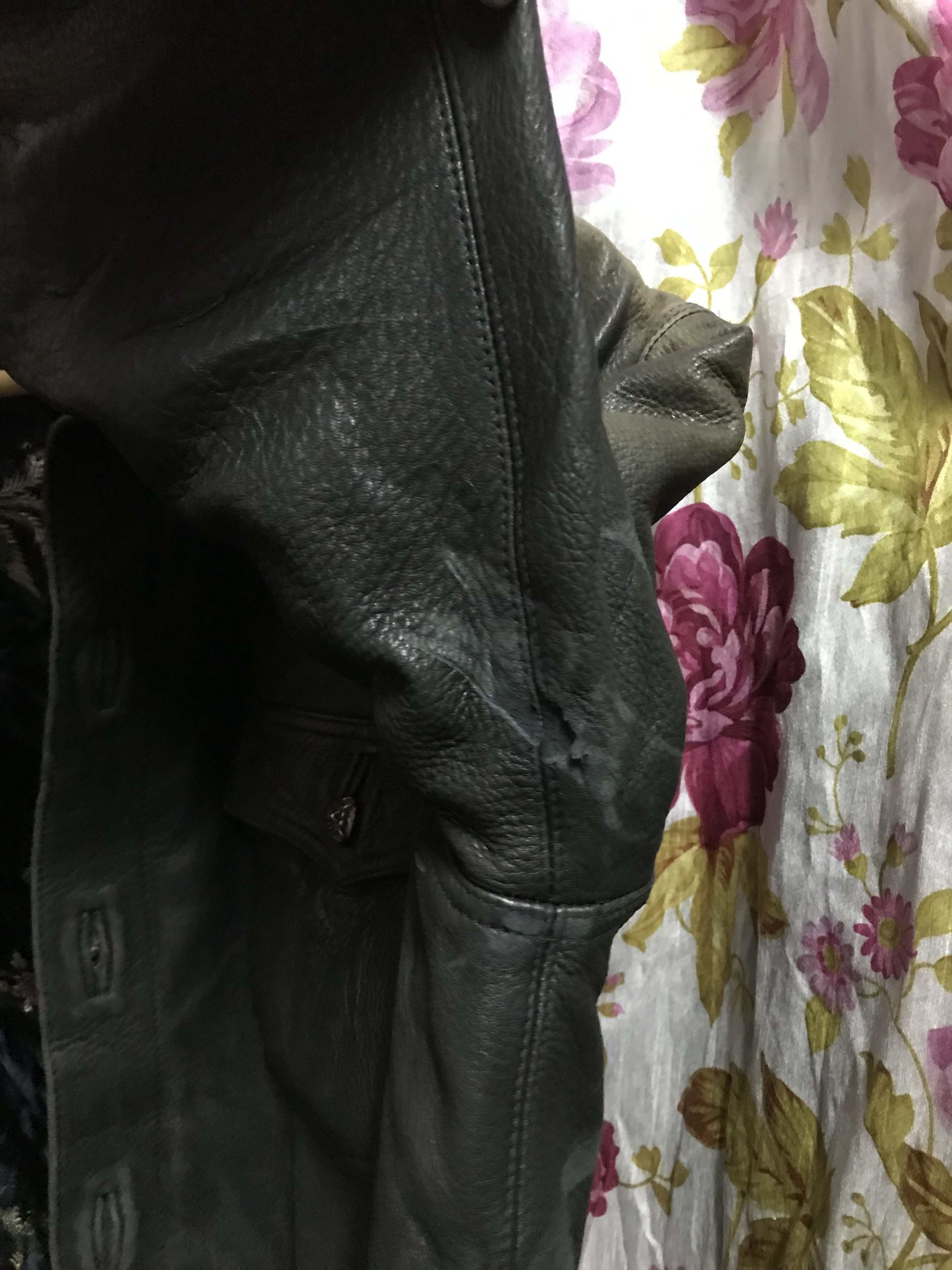 A&G Rock VINTAGE AMAL GUESSOUS TRUCKER LEATHER STERLING BLACK JACKET Size US S / EU 44-46 / 1 - 16 Thumbnail