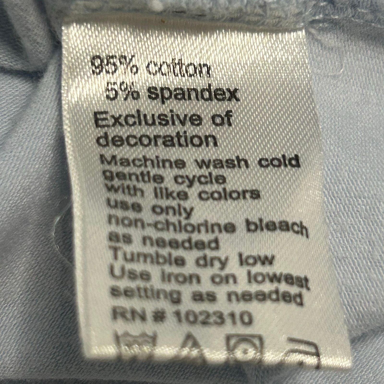 Other NYL New York Laundry Blue Short Sleeve Shirt XL Size XL / US 12-14 / IT 48-50 - 7 Thumbnail