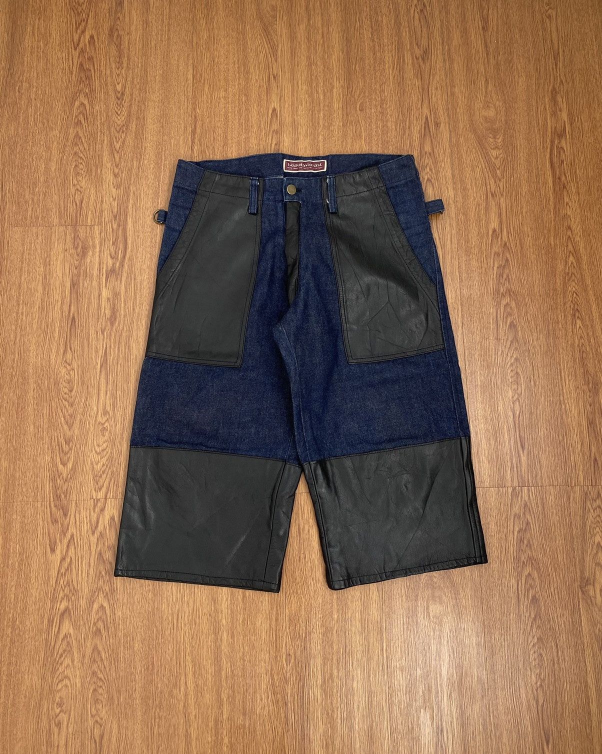 20471120 Beauty beast leather jeans Size US 32 / EU 48 - 1 Thumbnail