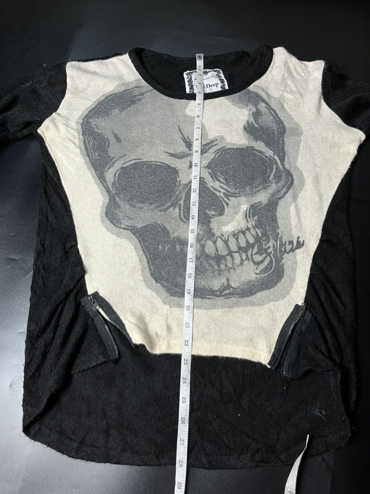 Hysteric Glamour × If Six Was Nine × Japanese Brand Japanese Big Deep Skulls poem Size US M / EU 48-50 / 2 - 8 Thumbnail