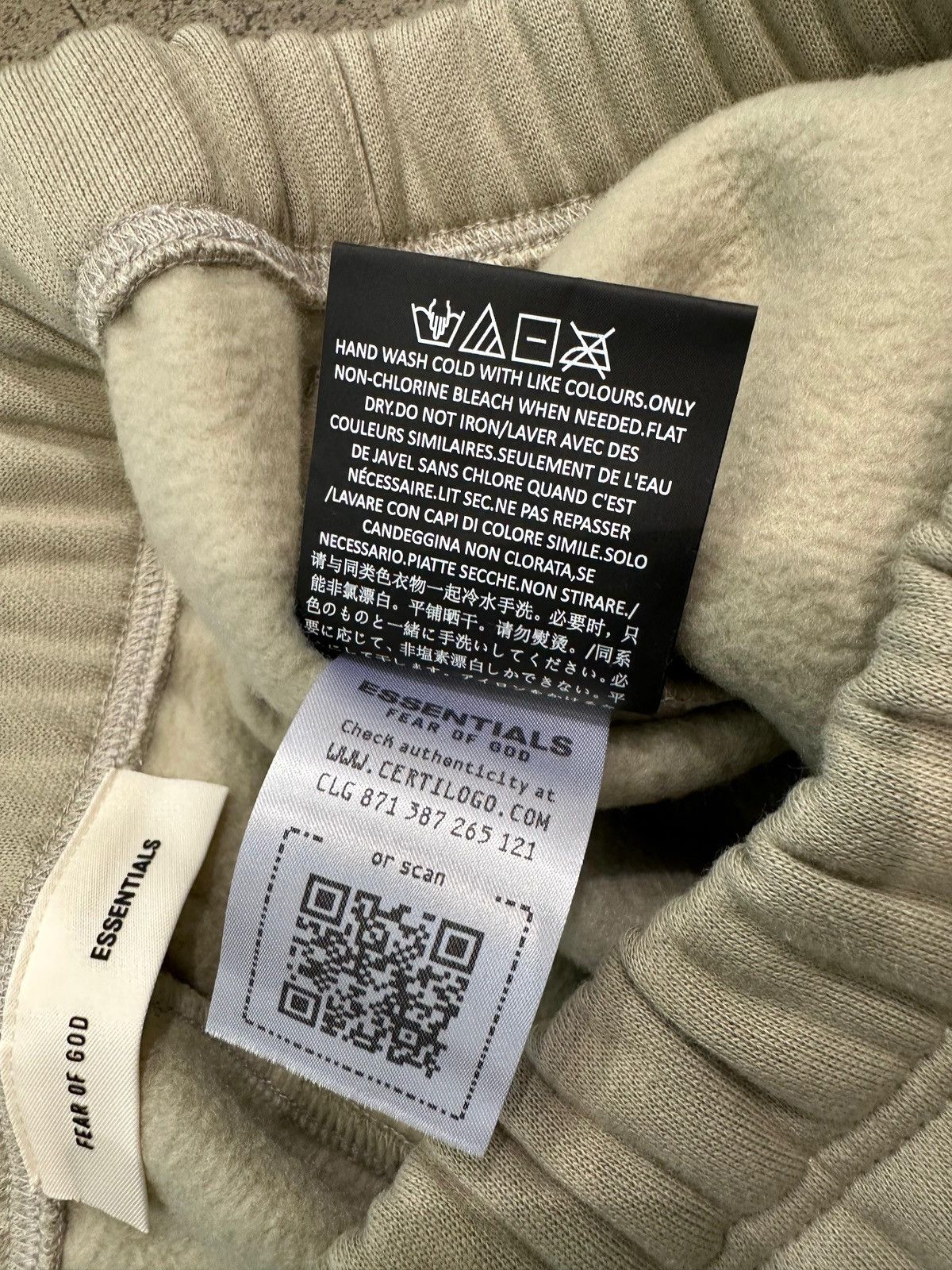 Essentials ESSENTIALS - Vintage Fleece Sweatpant Abbey Stone Size US 32 / EU 48 - 4 Thumbnail