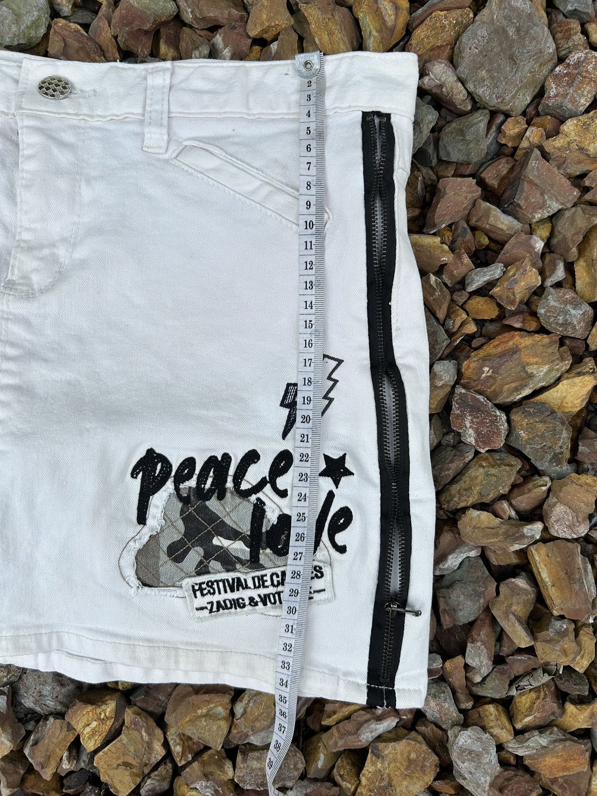 Hysteric Glamour × Japanese Brand Peace Love Japanese Mini Skirt Y2K Size 24" / US 00 / IT 34 - 7 Thumbnail