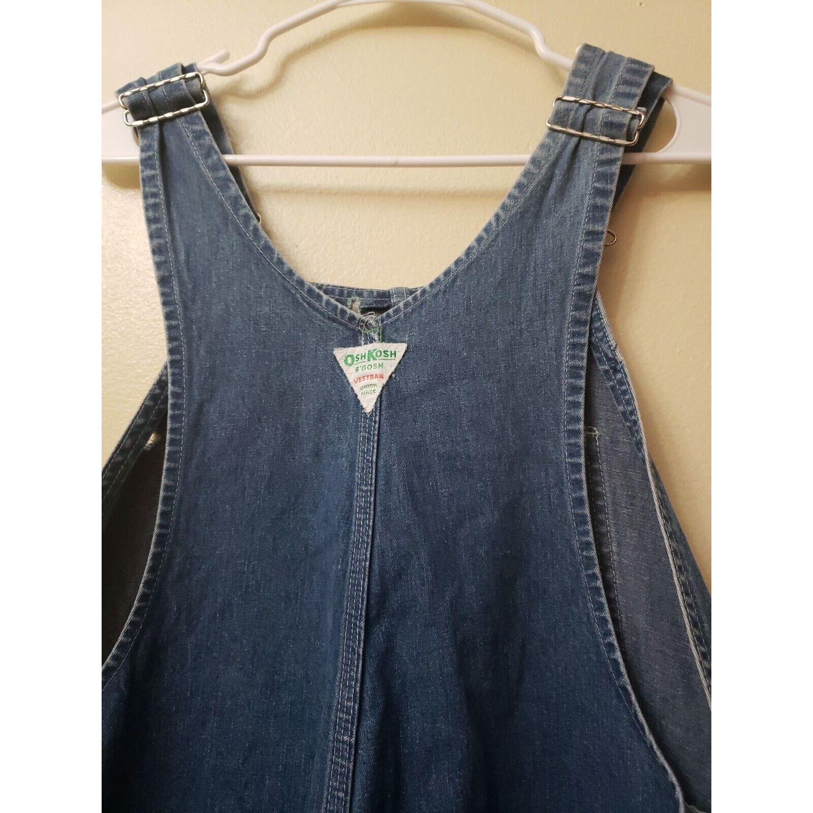 Oshkosh OshKosh B'Gosh Vestbak Bib Overalls Green Stitch 44×26 unsix Size US 44 / EU 60 - 10 Thumbnail