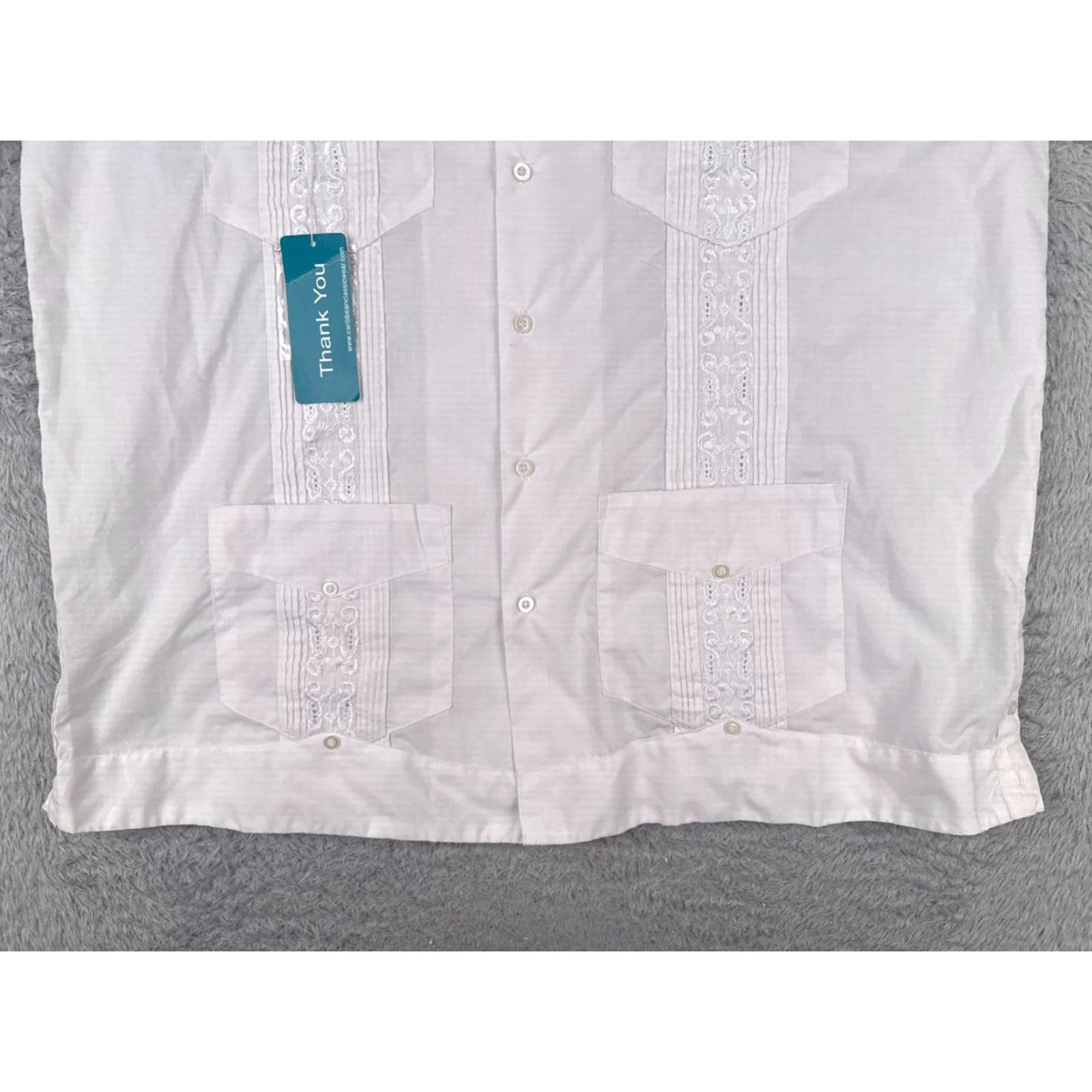 Vintage Caribbean Classicwear Shirt Adult Large White Poly 4 Pocket NEW READ Caribbean Classicwear Shirt Adult Large White Poly 4 Pocket NEW READ Size US L / EU 52-54 / 3 - 6 Thumbnail