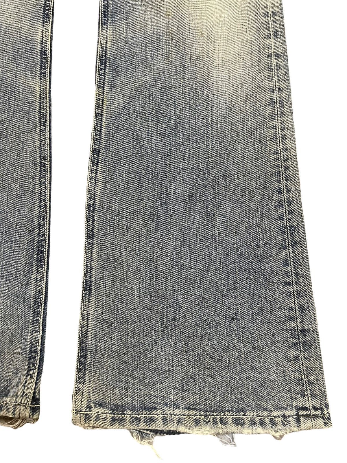 Lee Vintage 90s Lee Riders Blue Faded Wash Distress Wide Leg Size US 35 - 9 Thumbnail