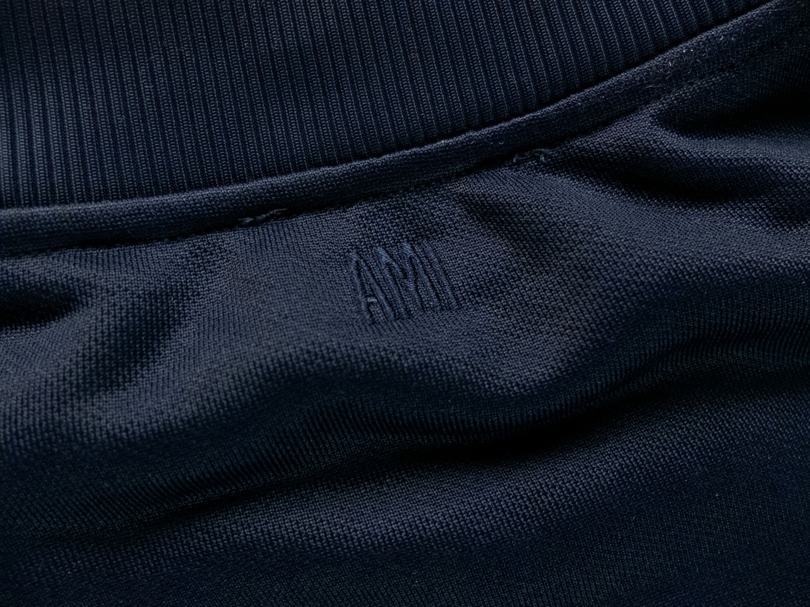 AMI AMI Paris navy blue regular fit twin stripe sweatshirt XL Size US XL / EU 56 / 4 - 12 Thumbnail