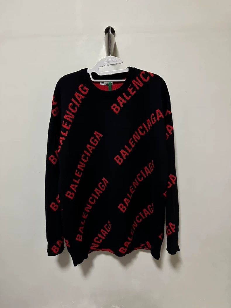 Balenciaga Balenciaga Bullet Screen Sweater 2503-Nextarrow Size US XS / EU 42 / 0 - 1 Thumbnail