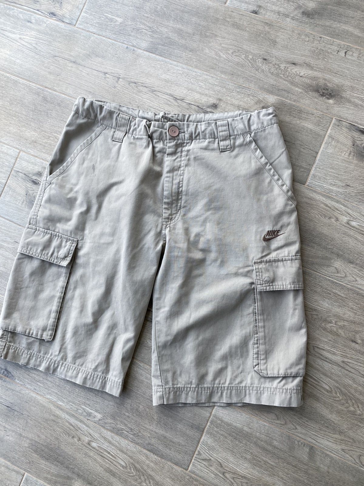 Nike × Vintage Nike Vintage Cargo Shorts Size US 32 / EU 48 - 4 Thumbnail