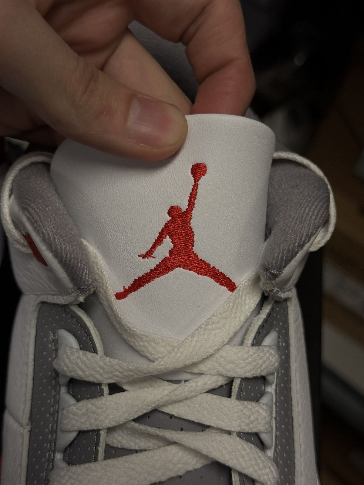 Jordan Brand × Nike Jordan 3 Fire Red Cement (2022) Size 12 🧼 Size US 12 / EU 45 - 9 Thumbnail