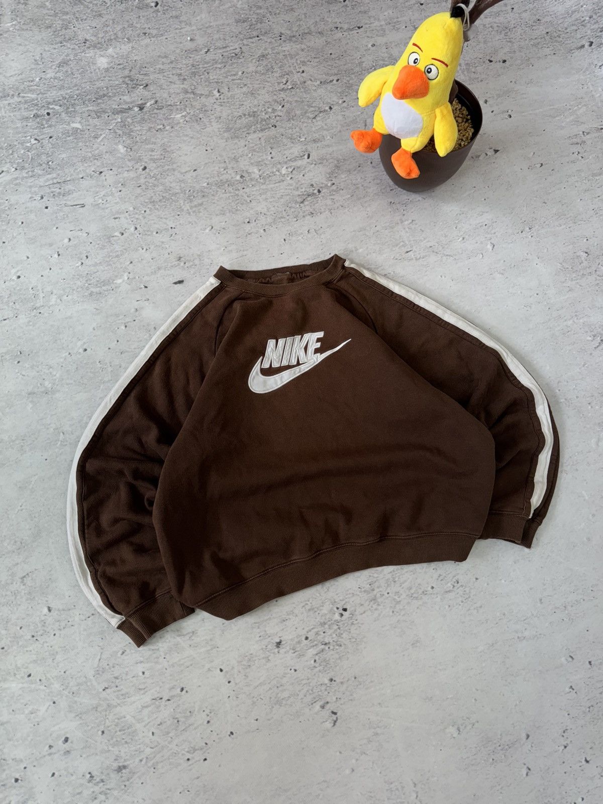 NIKE VINTAGE CENTER LOGO OVERSIZE BAGGY FIT SWEATSHIRT