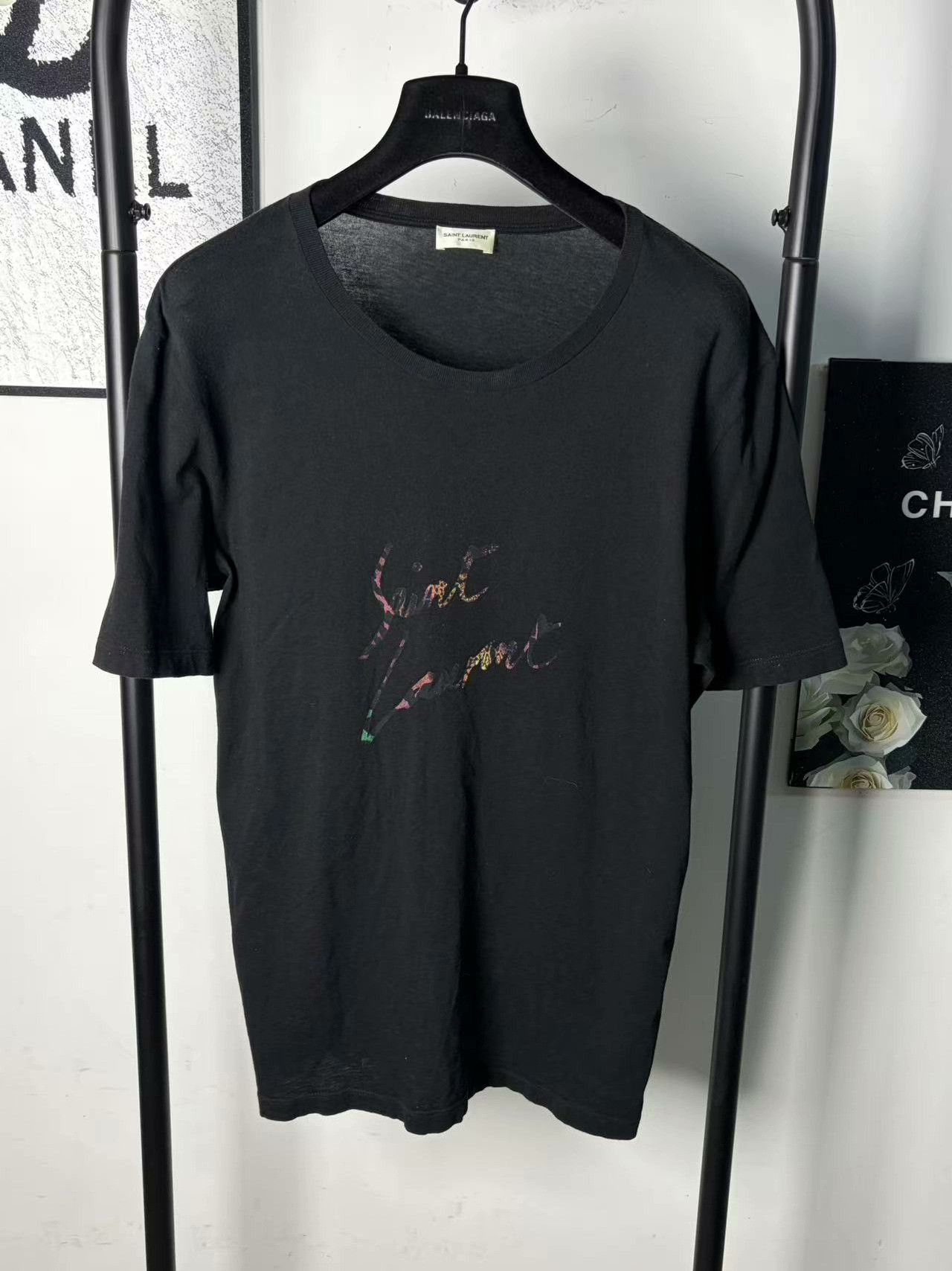 Saint Laurent Paris Saint Laurent Paris White T-Shirt xs Men Size US XS / EU 42 / 0 - 1 Thumbnail