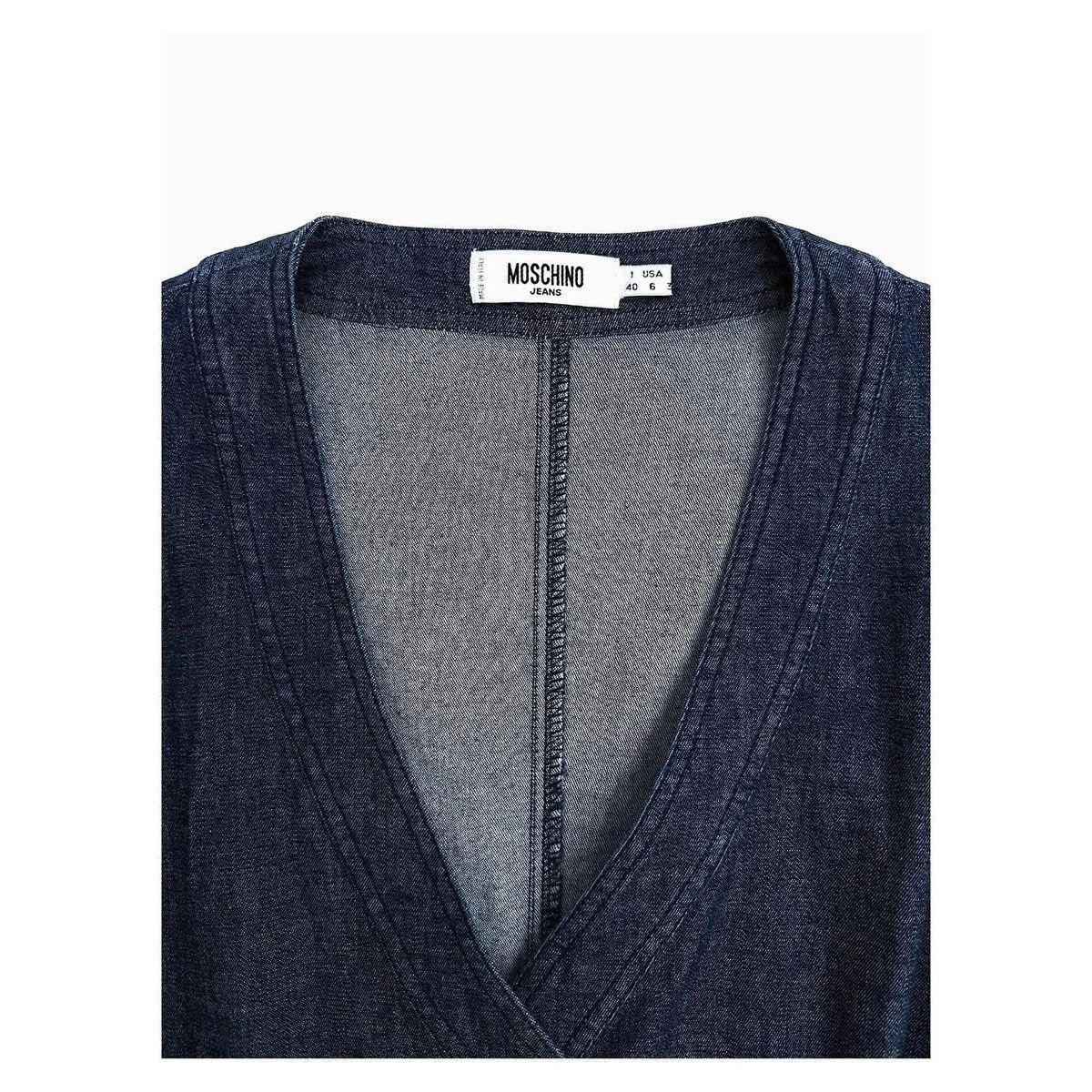 Moschino Moschino Denim Dress Size S / US 4 / IT 40 - 3 Thumbnail