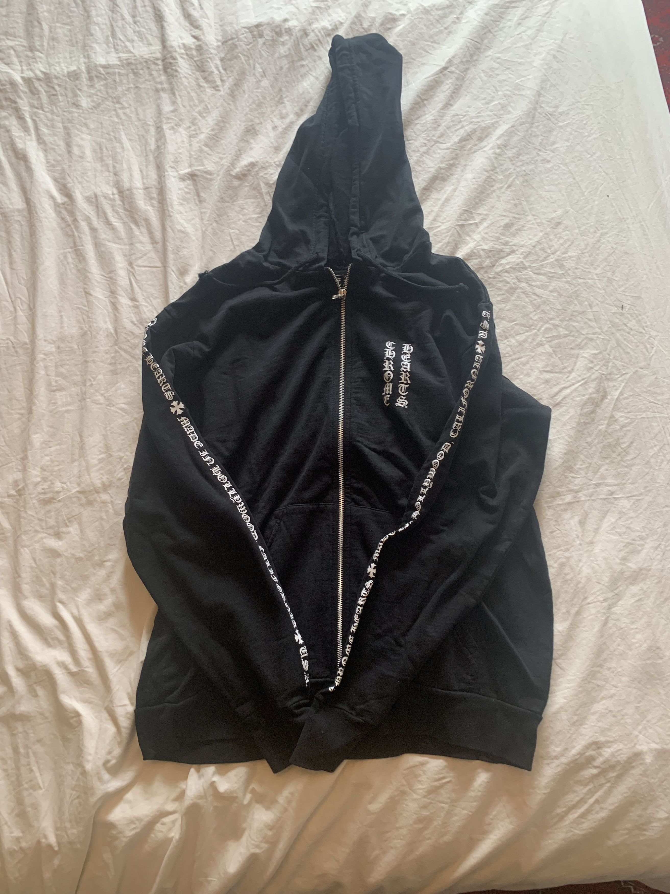 image of Chrome Hearts Hoodie in Black, Men's (Size Large)