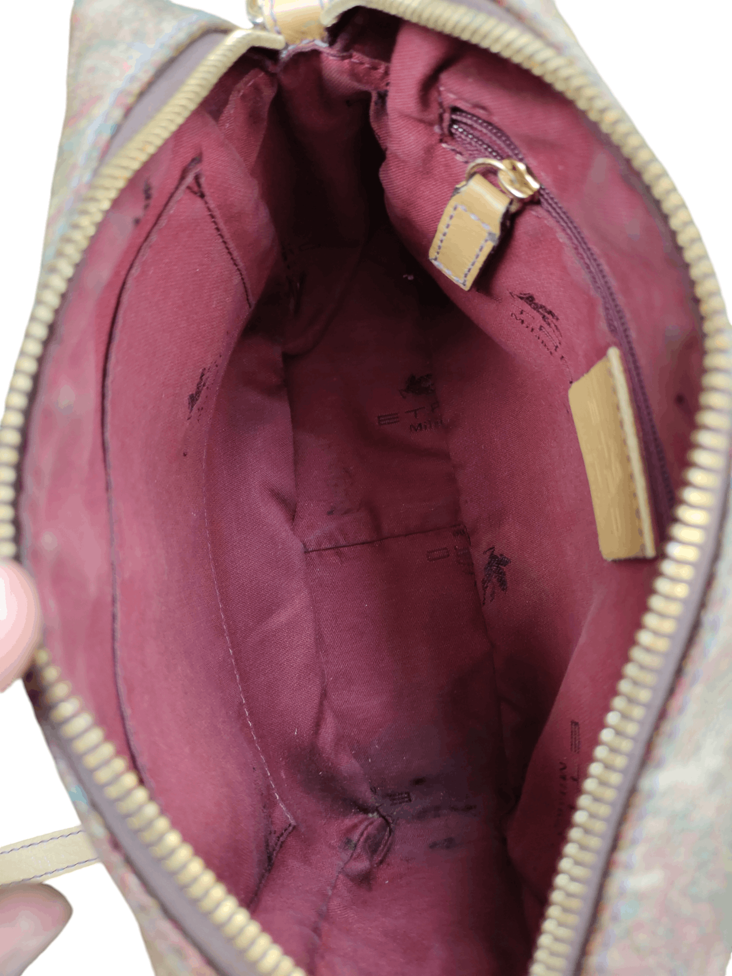 Etro Vintage 90s Etro Milano Italy Paisley Sling Bag Size ONE SIZE - 17 Thumbnail