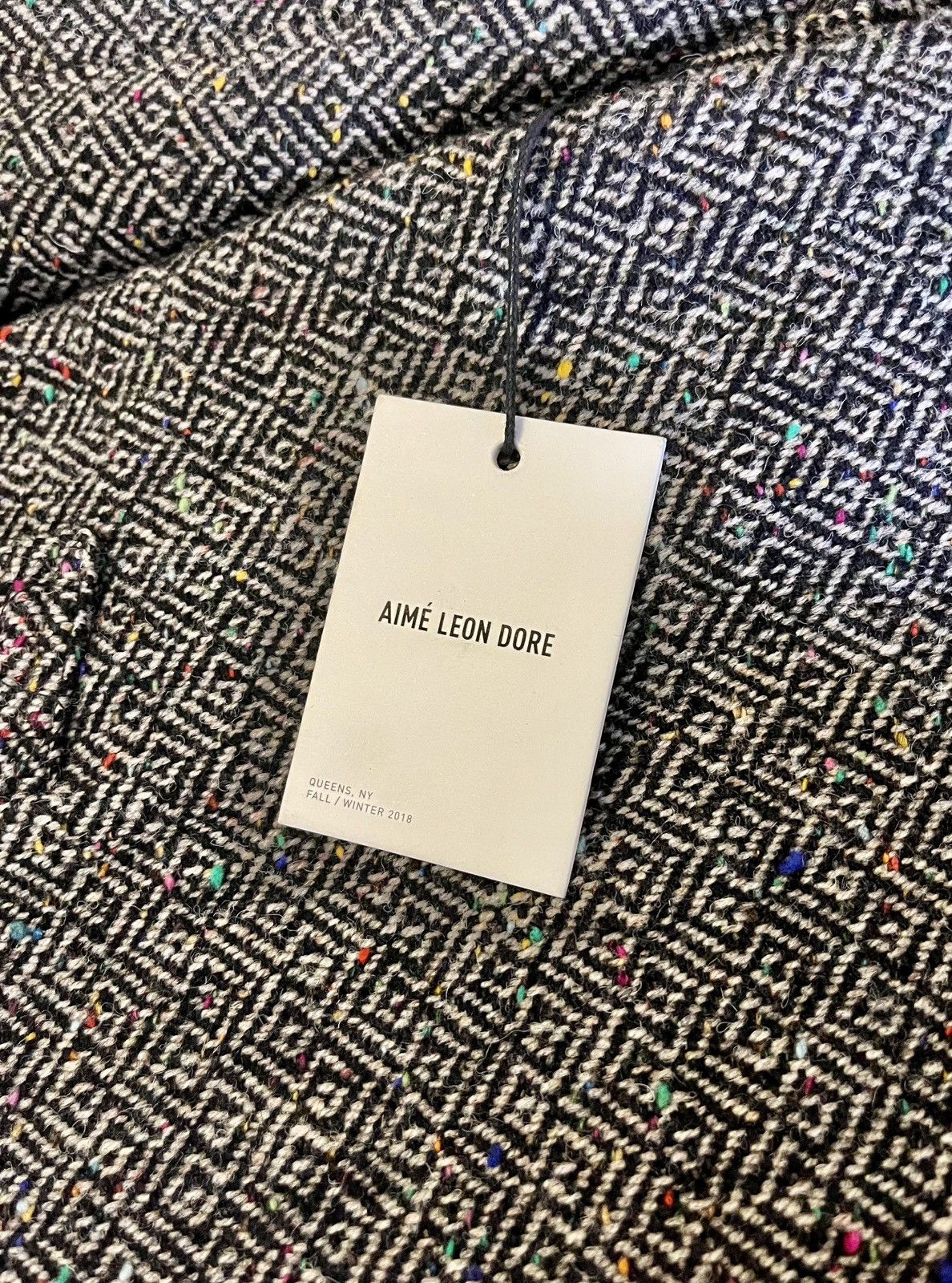 Aime Leon Dore Aime Leon Dore Donegal Tweed Coat FW18 Size US S / EU 44-46 / 1 - 11 Thumbnail