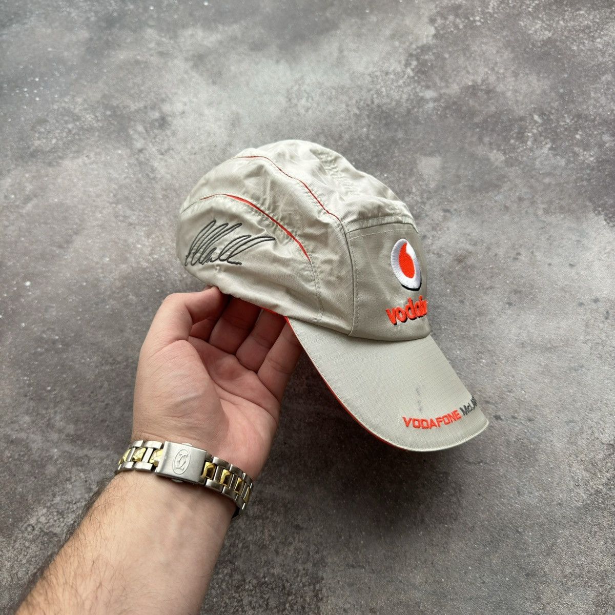 Formula 1 × NASCAR Vodafone McLaren Formula 1 Vintage Cap Size ONE SIZE - 3 Thumbnail