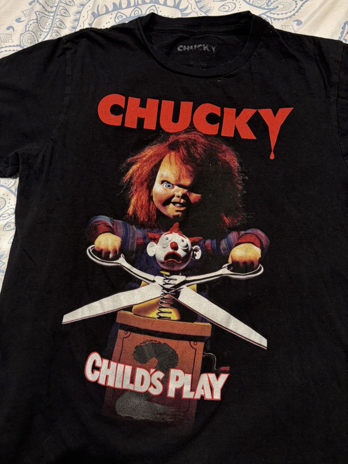 Vintage Childs Play Chucky Shirt Medium Size US M / EU 48-50 / 2 - 2 Thumbnail