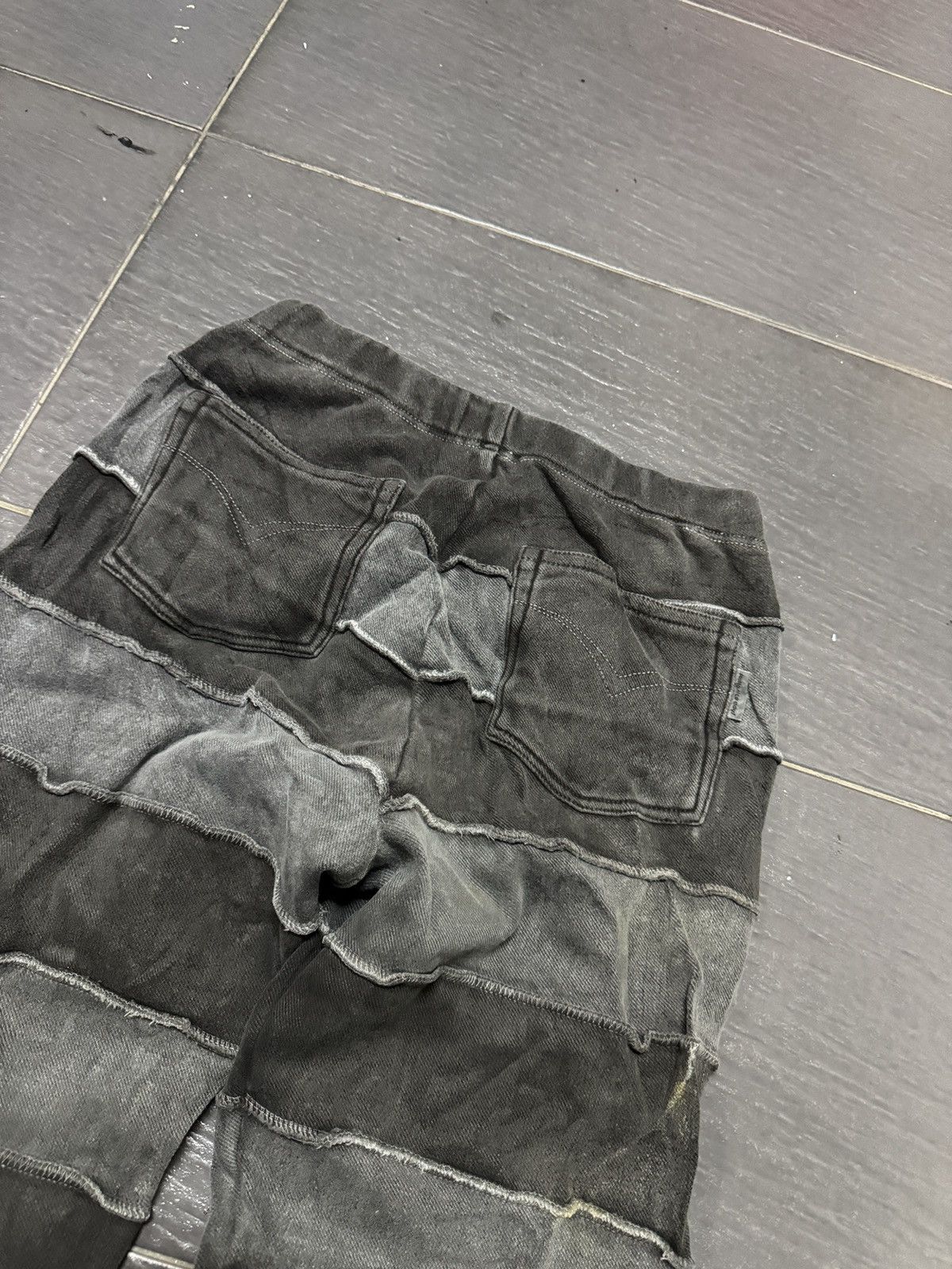 If Six Was Nine HULLO NICE DAY PATCHWORKS STYLE PANTS Size 29" - 4 Thumbnail