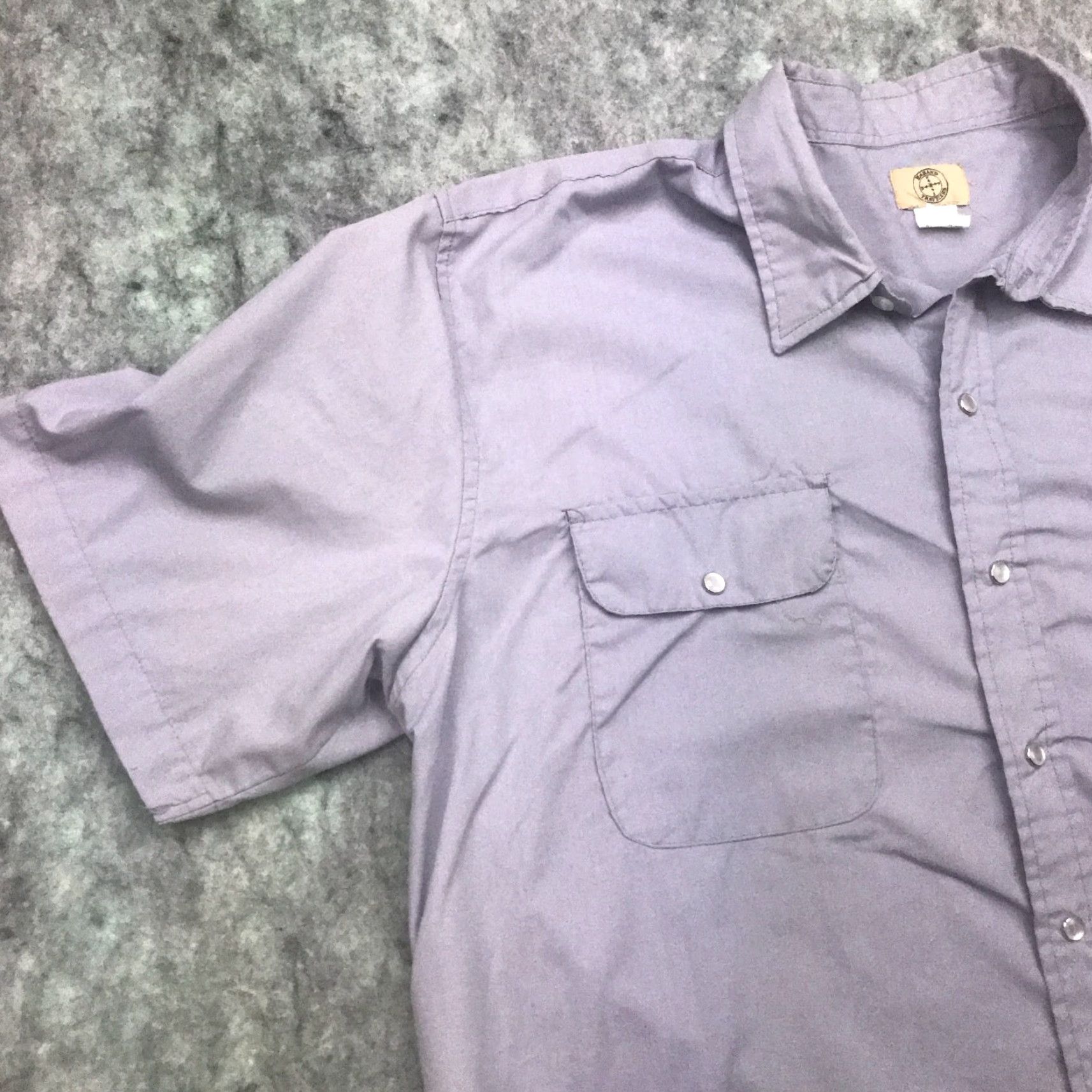 Haband Haband Travelers Shirt Mens Extra Large Grey Safari Fishing Outdoors Pearl Snap Shirt Mens XL Grey Haband Safari Waldes? Size US XL / EU 56 / 4 - 3 Thumbnail