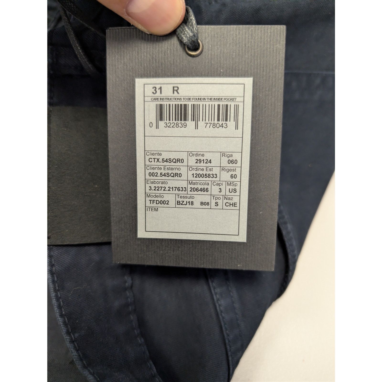 Tom Ford o1rshd1 Straight Fit Denim Jeans Size US 31 - 21 Thumbnail