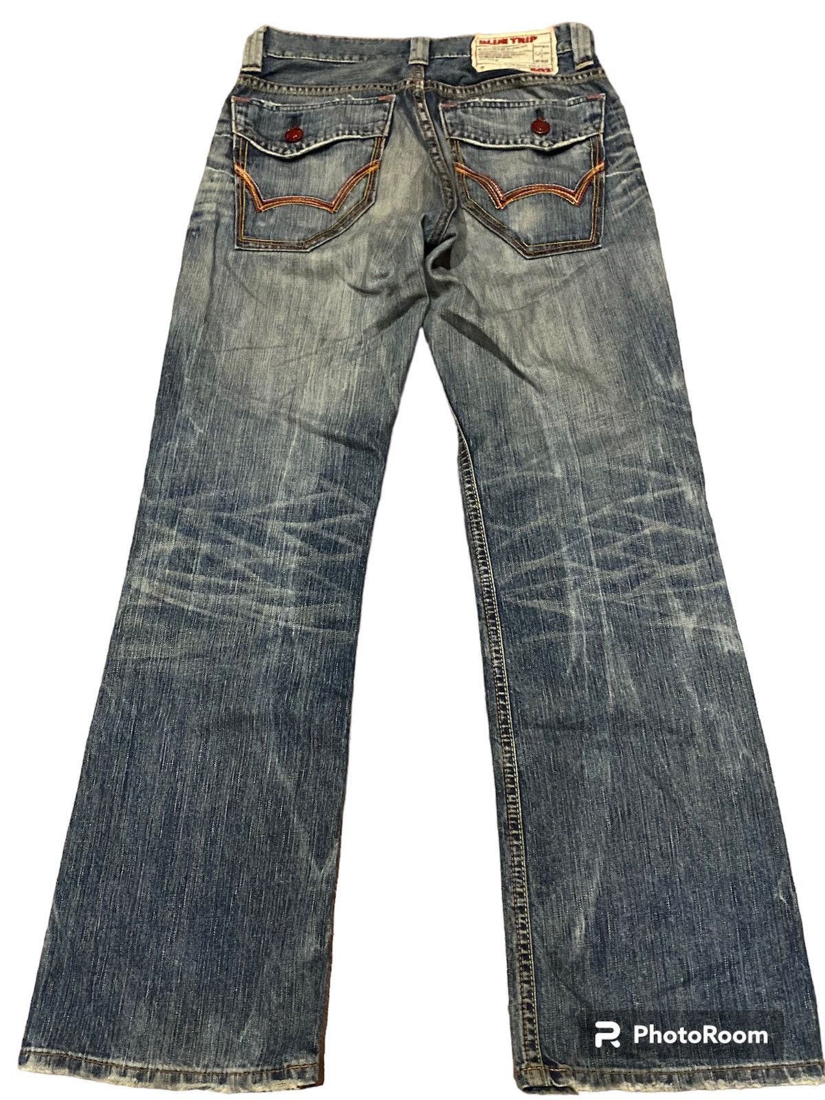 Edwin × Hysteric Glamour × Tornado Mart Flare jeans Edwin faded blue Size US 31 - 1 Thumbnail