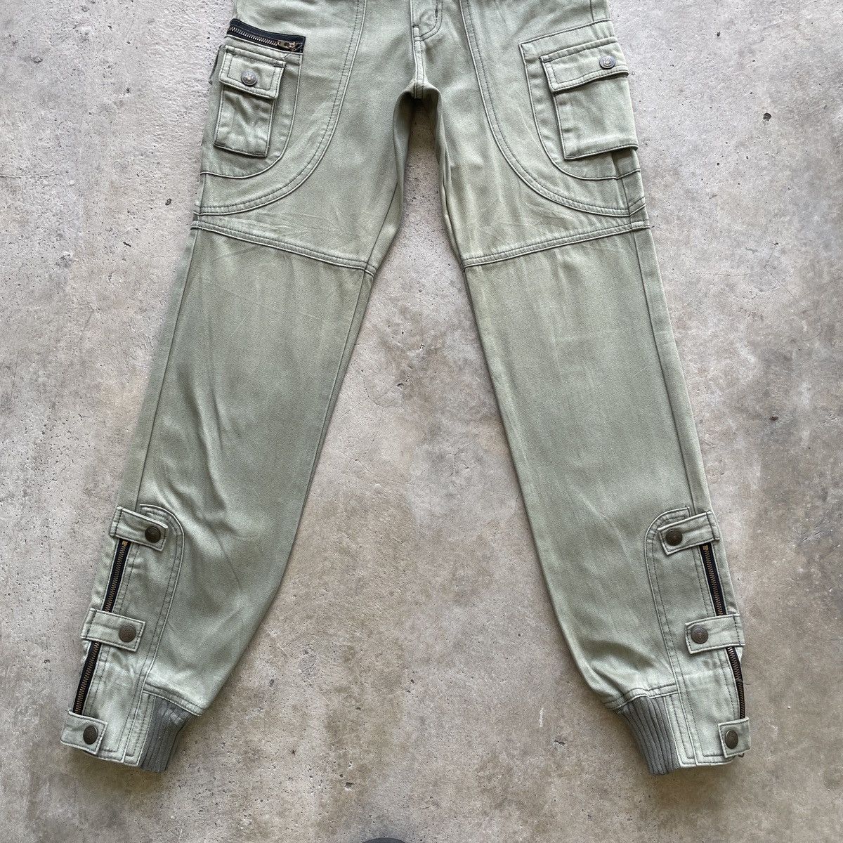 Japanese Brand Vintage Genoese Japan Faded Cargo Tactical Jogger Pants RARE Size US 28 / EU 44 - 6 Thumbnail