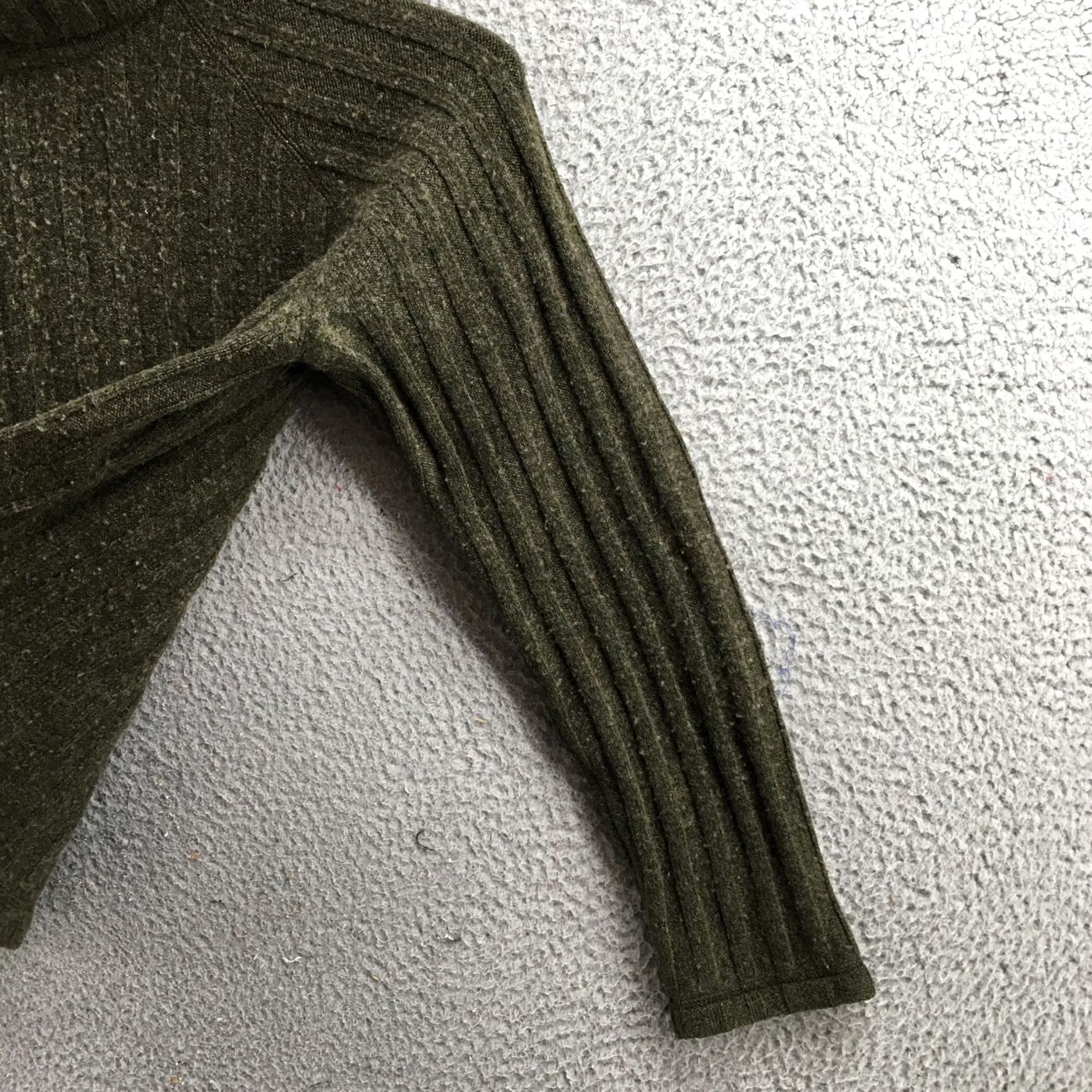 Abercrombie & Fitch Abercrombie & Fitch Sweater Womens L Green Wool Blend Long Sleeve Turtleneck Size L / US 10 / IT 46 - 4 Thumbnail