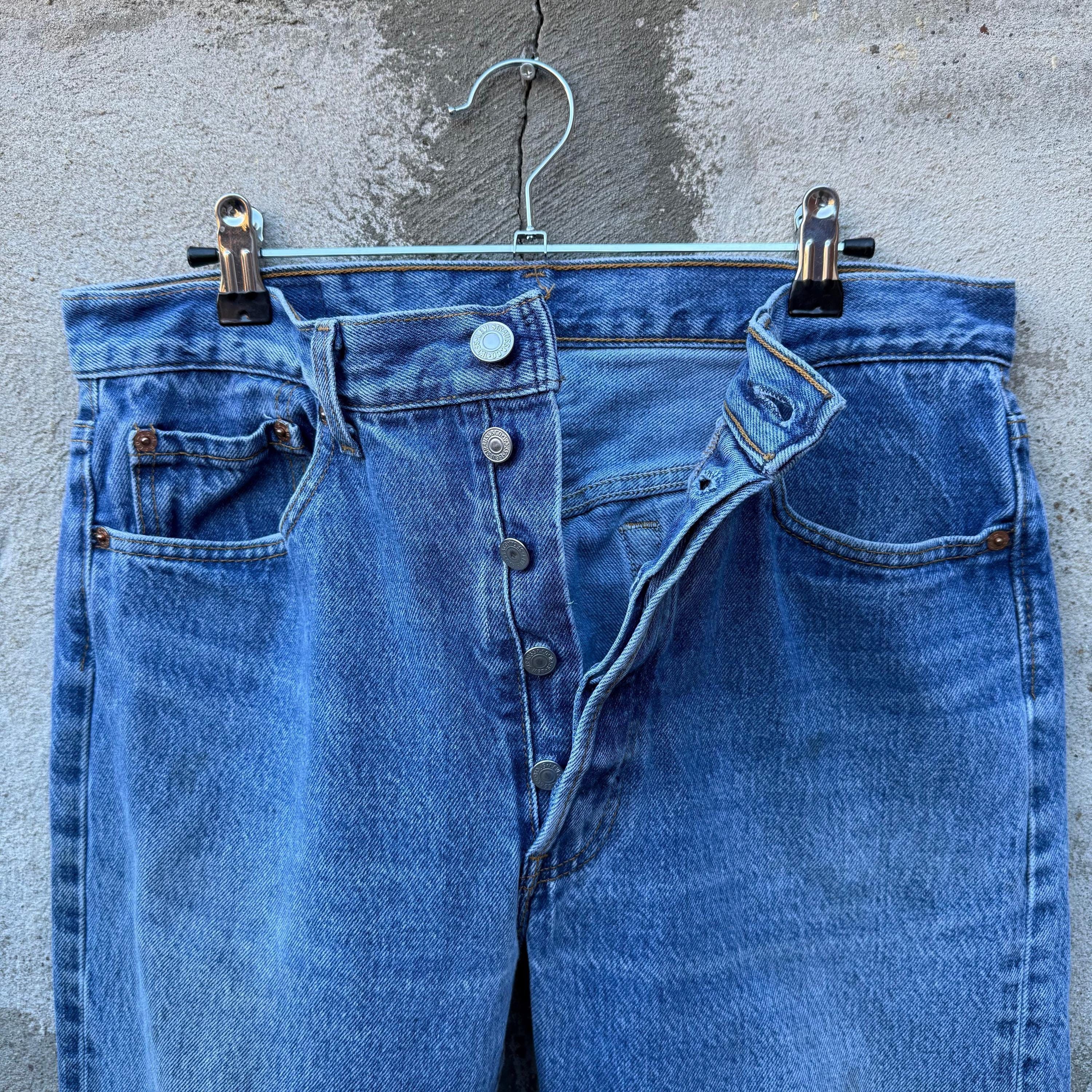 Levi's × Vintage 90's Levi's 501 Denim Jeans Size US 32 / EU 48 - 3 Thumbnail