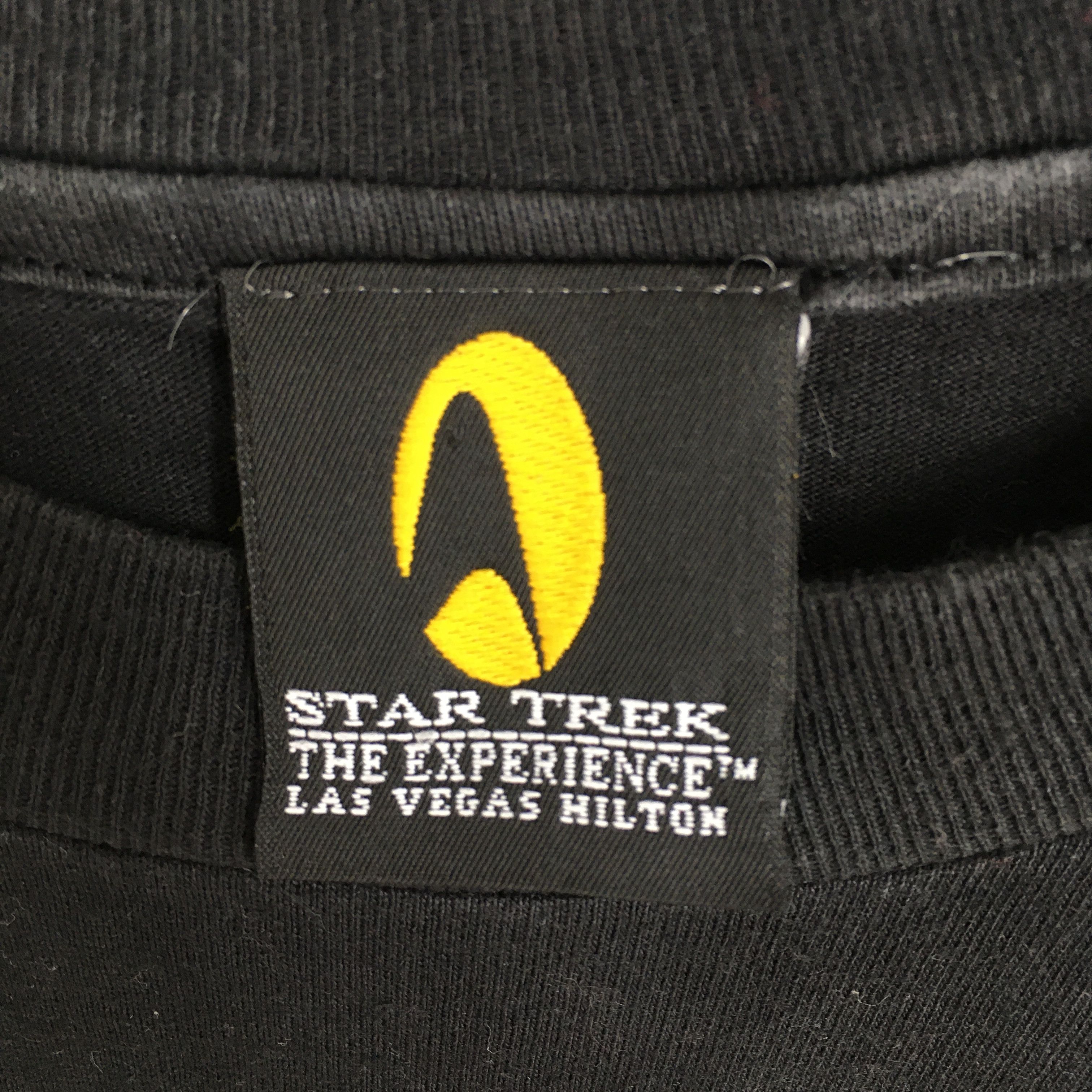Vintage Vintage 90's Star Trek Movies Sci Fi Black T shirt Medium Size US M / EU 48-50 / 2 - 4 Thumbnail