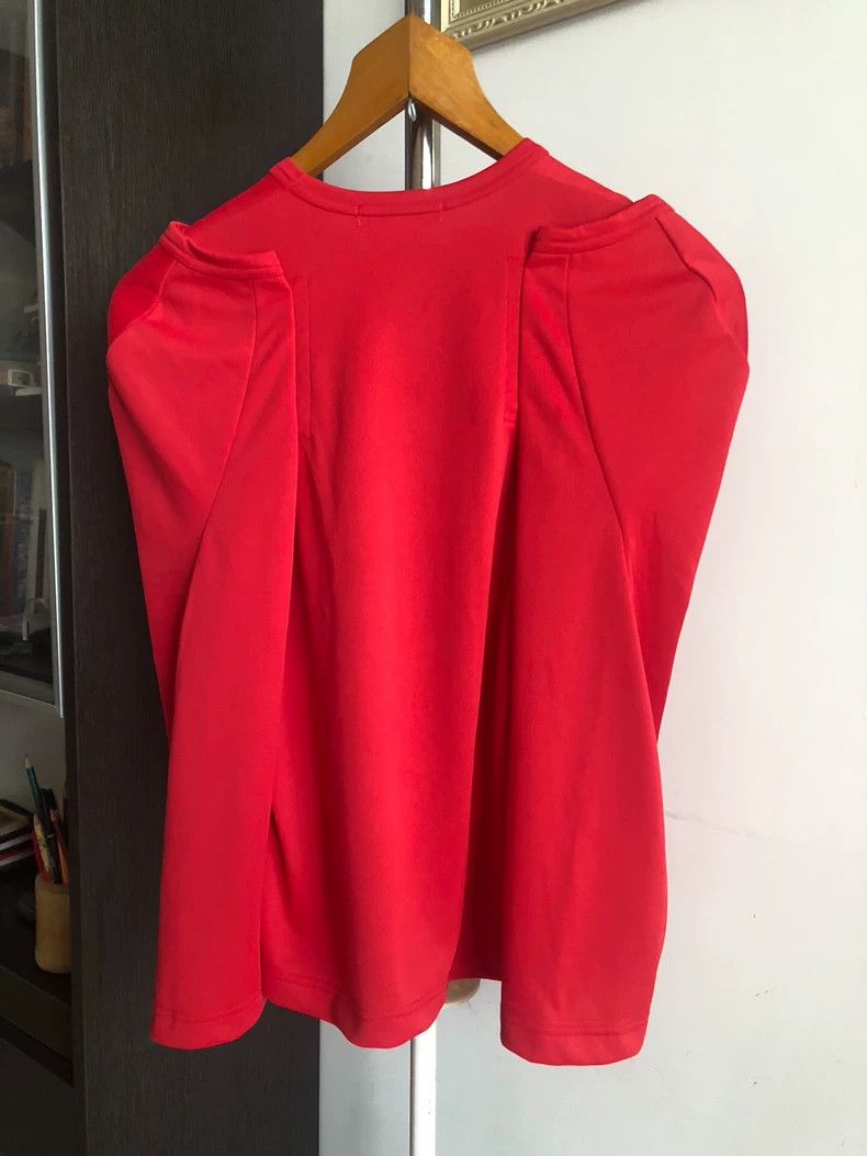 Comme des Garcons Comme Des Garcons Red deformed sleeve jacket Size XS / US 0-2 / IT 36-38 - 2 Thumbnail