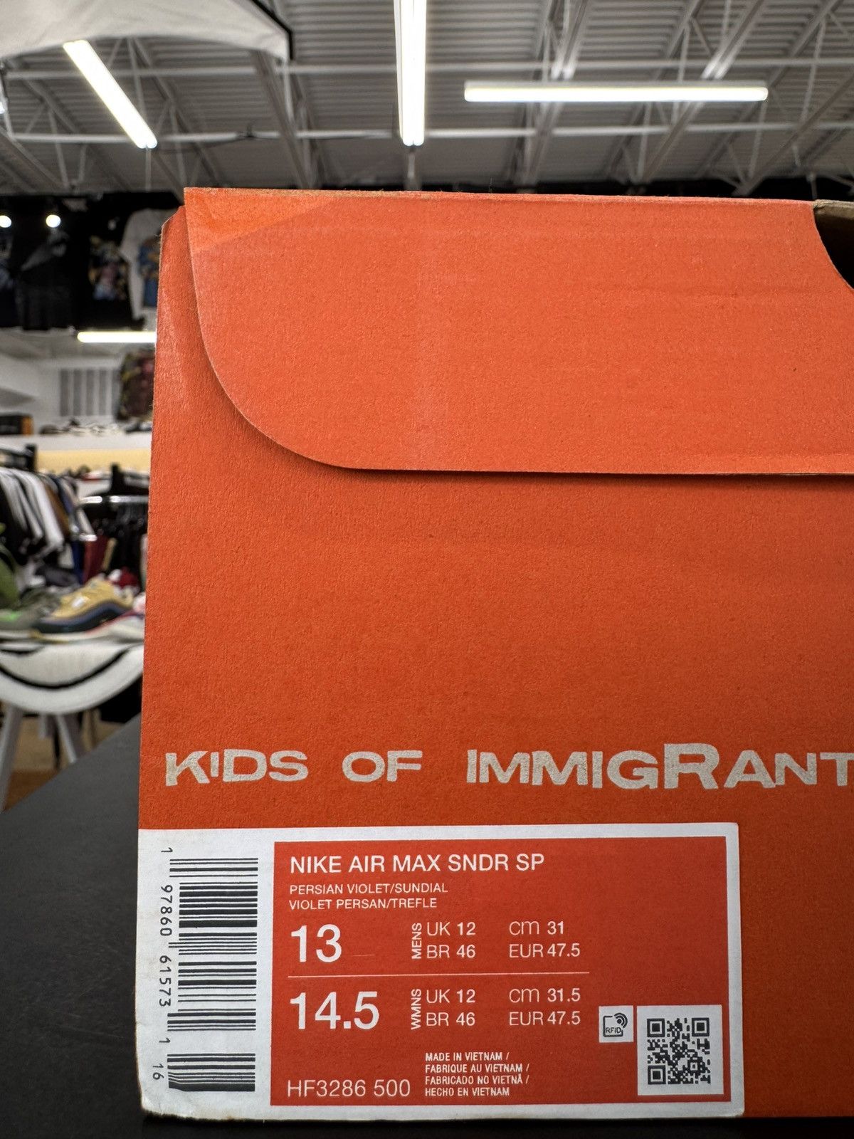 Nike Nike Air Max Sunder Kids of Immigrants Sun Down Sz 13 (2024) Size US 13 / EU 46 - 10 Thumbnail