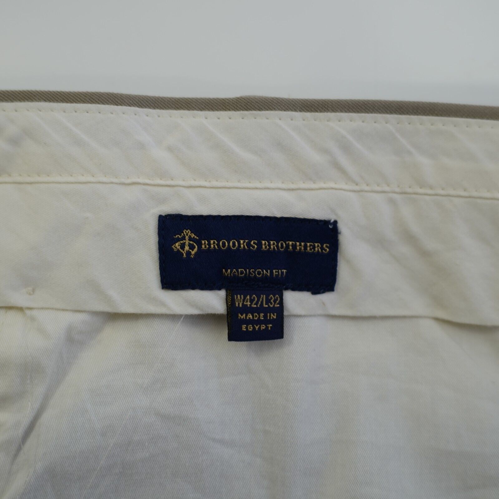 Brooks Brothers Brooks Brothers Madison Fit Tan Wool 42/32 Dress Pants High Size 42R - 5 Thumbnail
