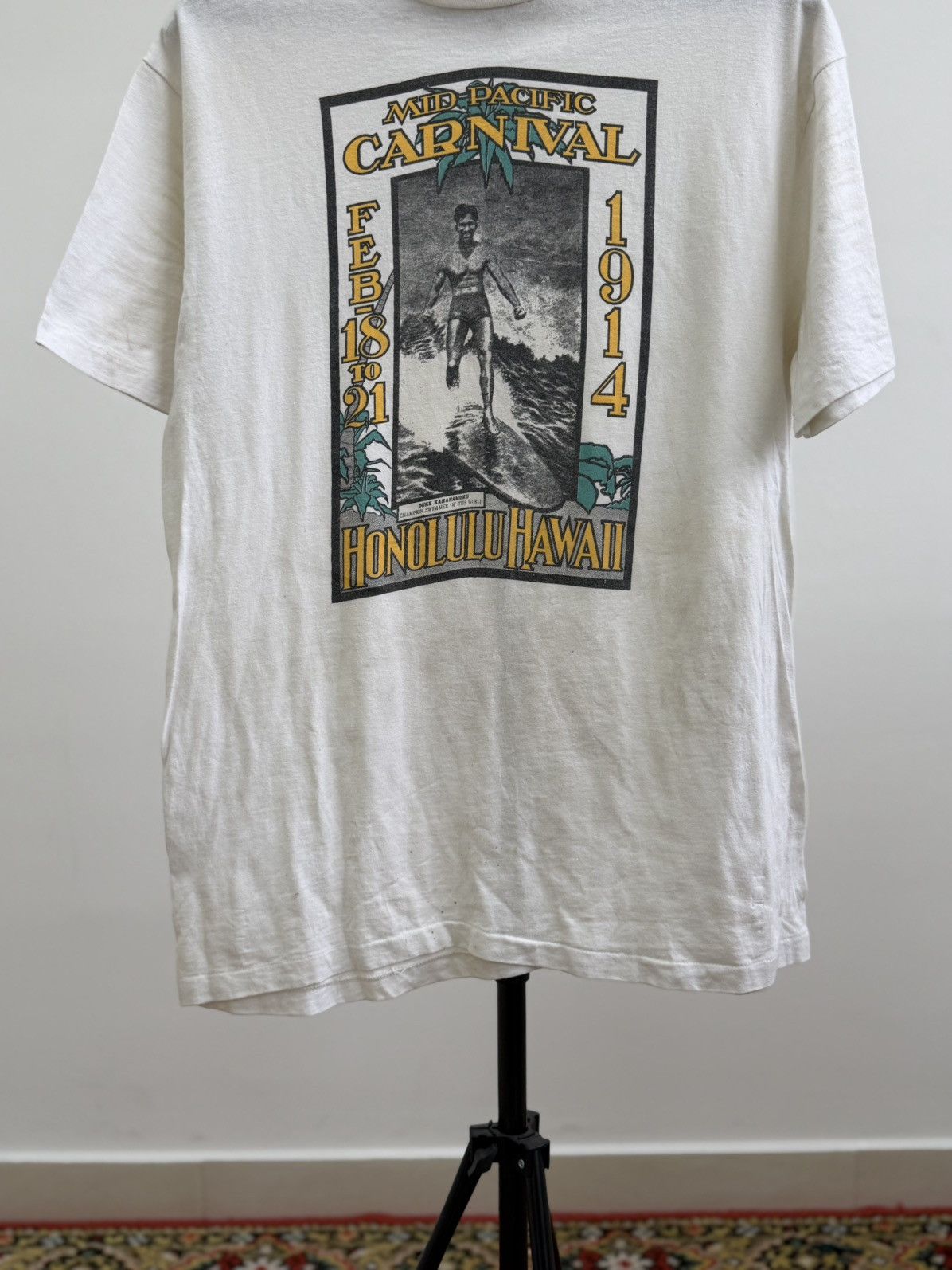 Other 90s Vintage Hawaii Champion Surf Swimmer Surfer T-Shirt Y2K Size US M / EU 48-50 / 2 - 6 Thumbnail
