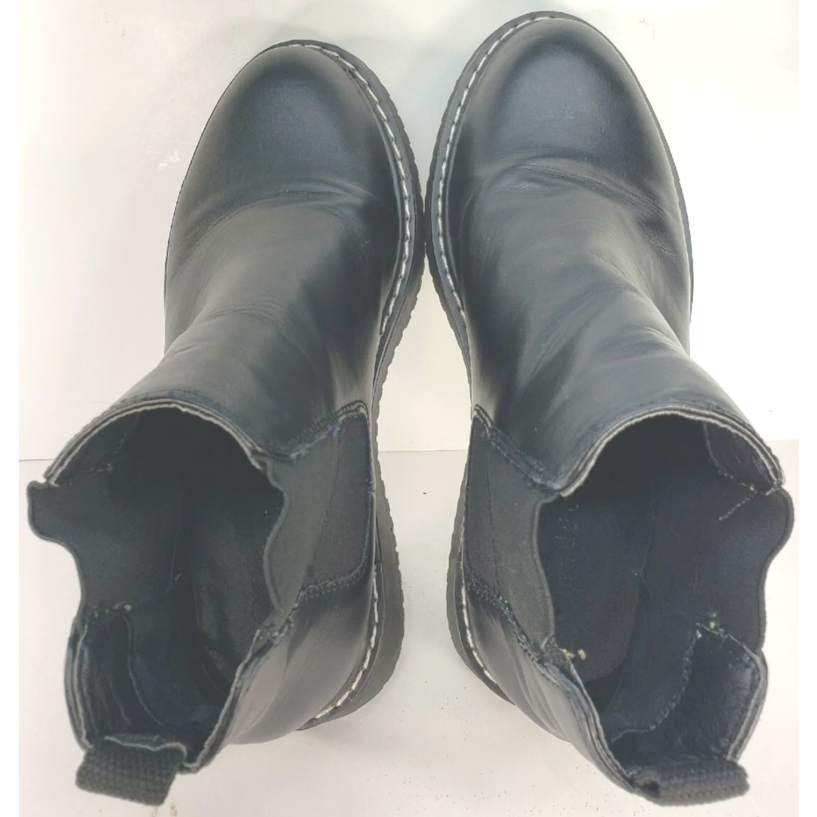 Vintage Madden Girl Women's Kweenn Chelsea Boots Slip On Black Leather 6B Casual Boots Women Mens? Size US 6 / IT 36 - 7 Thumbnail
