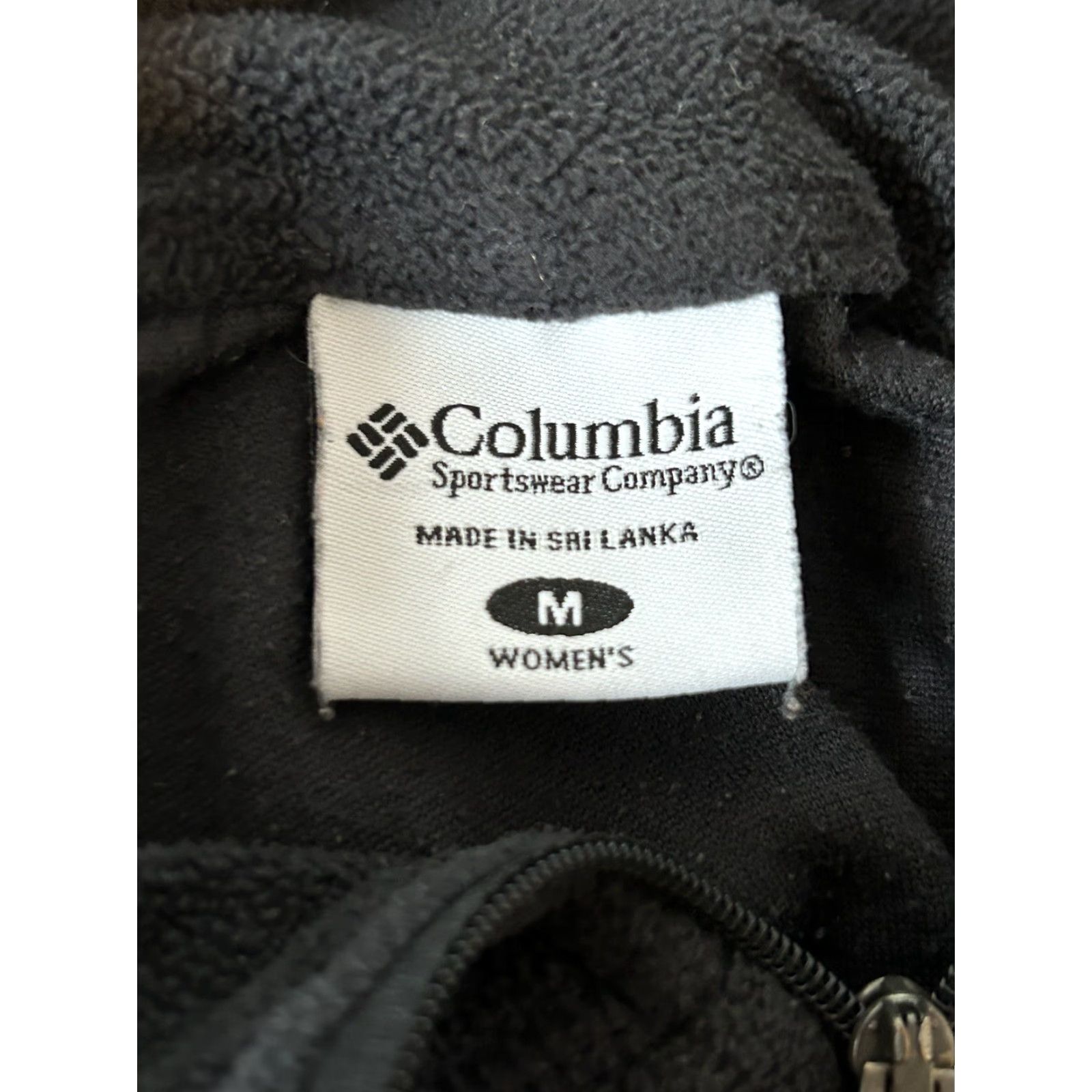 Vintage Columbia 1/4 Zip Black Fleece Pullover Womens Size Medium Size M / US 6-8 / IT 42-44 - 5 Thumbnail