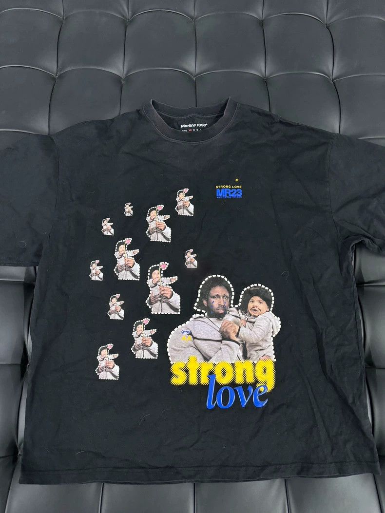 martine rose strong love short sleeve t-shirt
