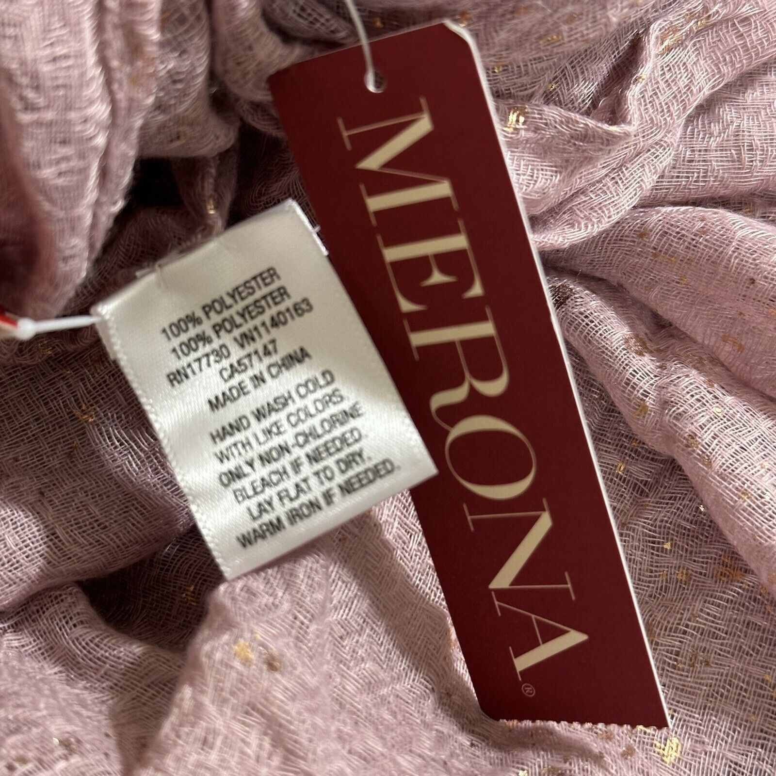 Merona Merona Infinity Scarf Women's Pink Glitter Sparkle Size ONE SIZE - 4 Thumbnail