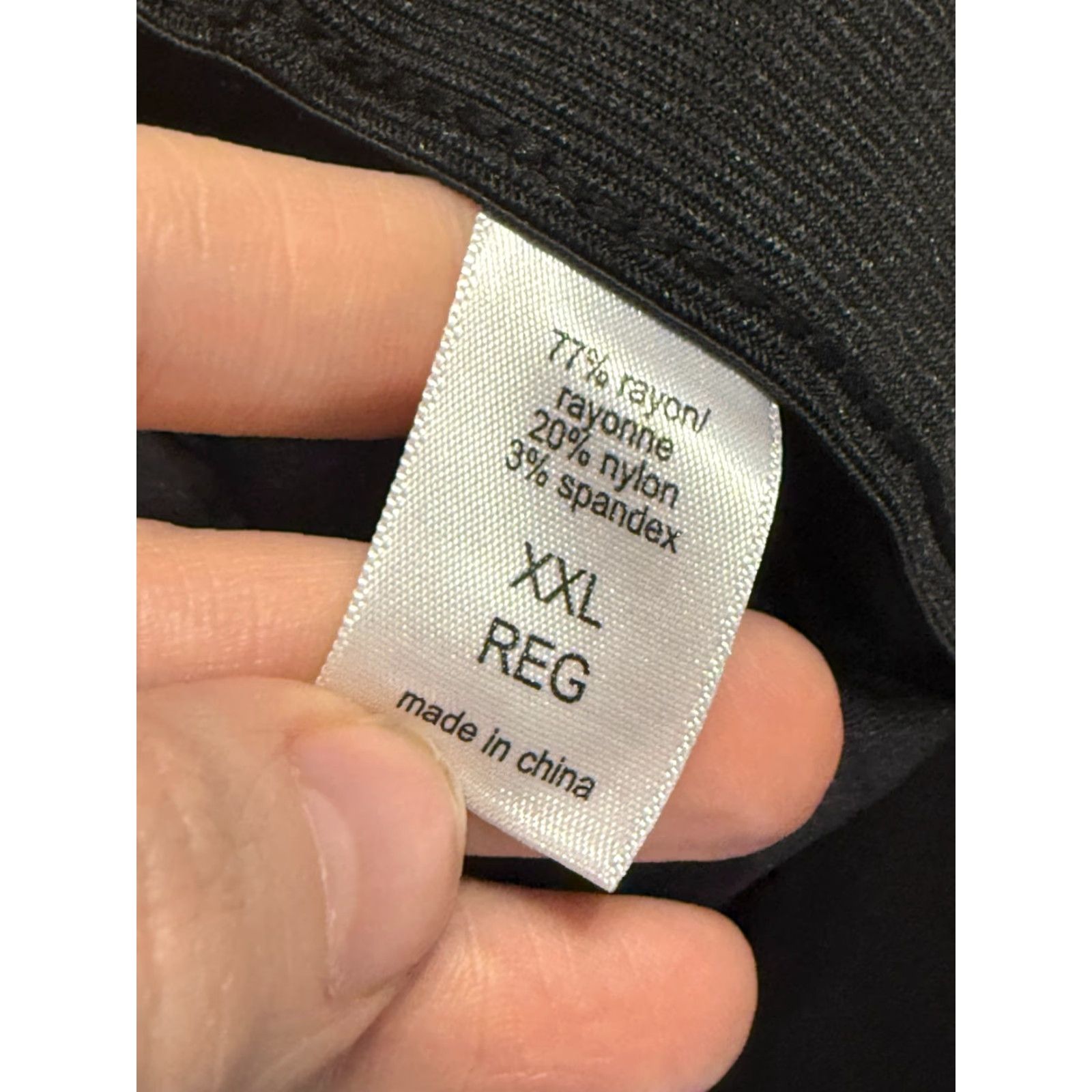 Vintage Maurices Pants Women's 2XL Black Pull On High Rise Ankle Pants Size 40" / US 18 - 5 Thumbnail