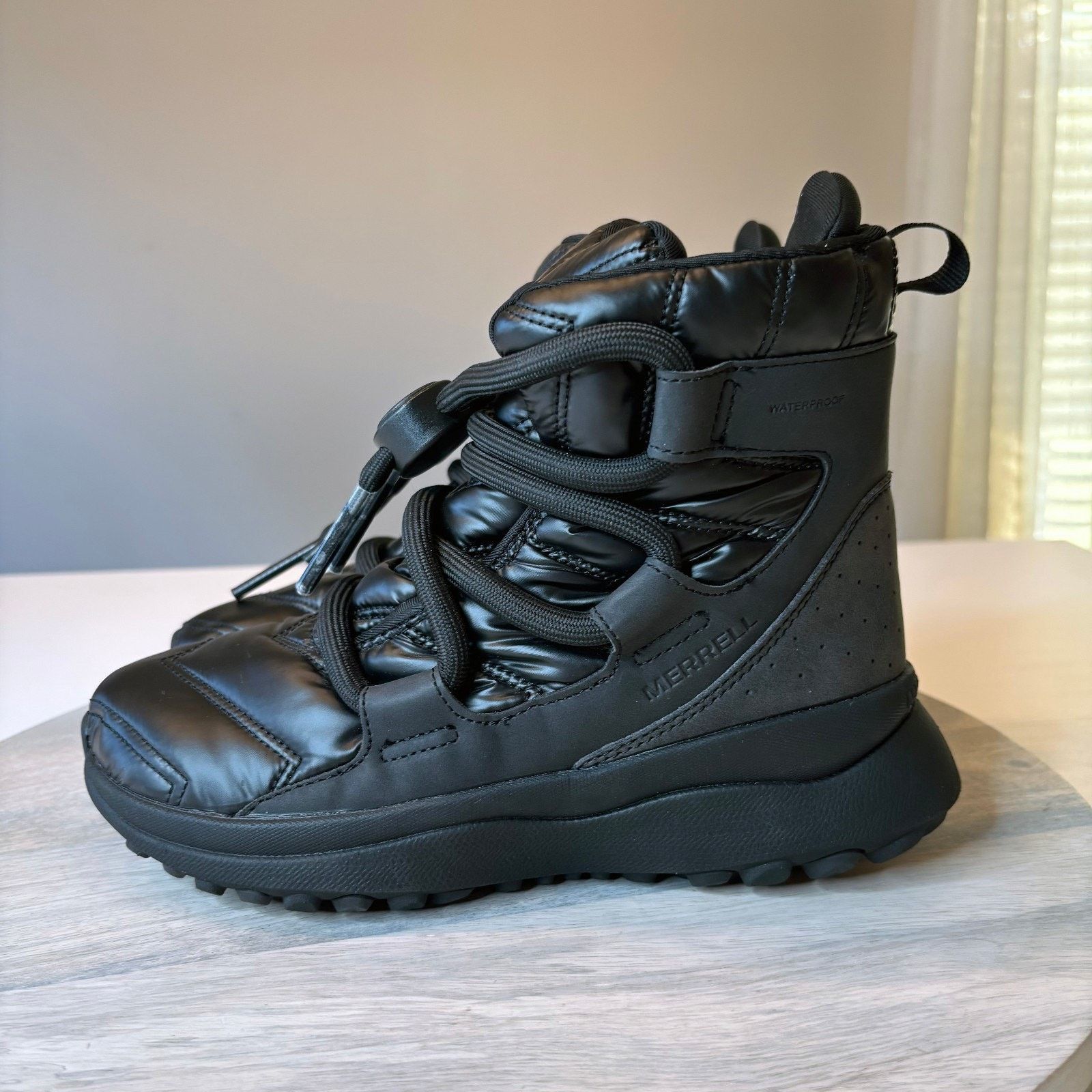 Merrell Merrell Size 6.5 Cloud Puff Lace Polar Insulated Snow Boots Size US 6.5 / IT 36.5 - 2 Thumbnail