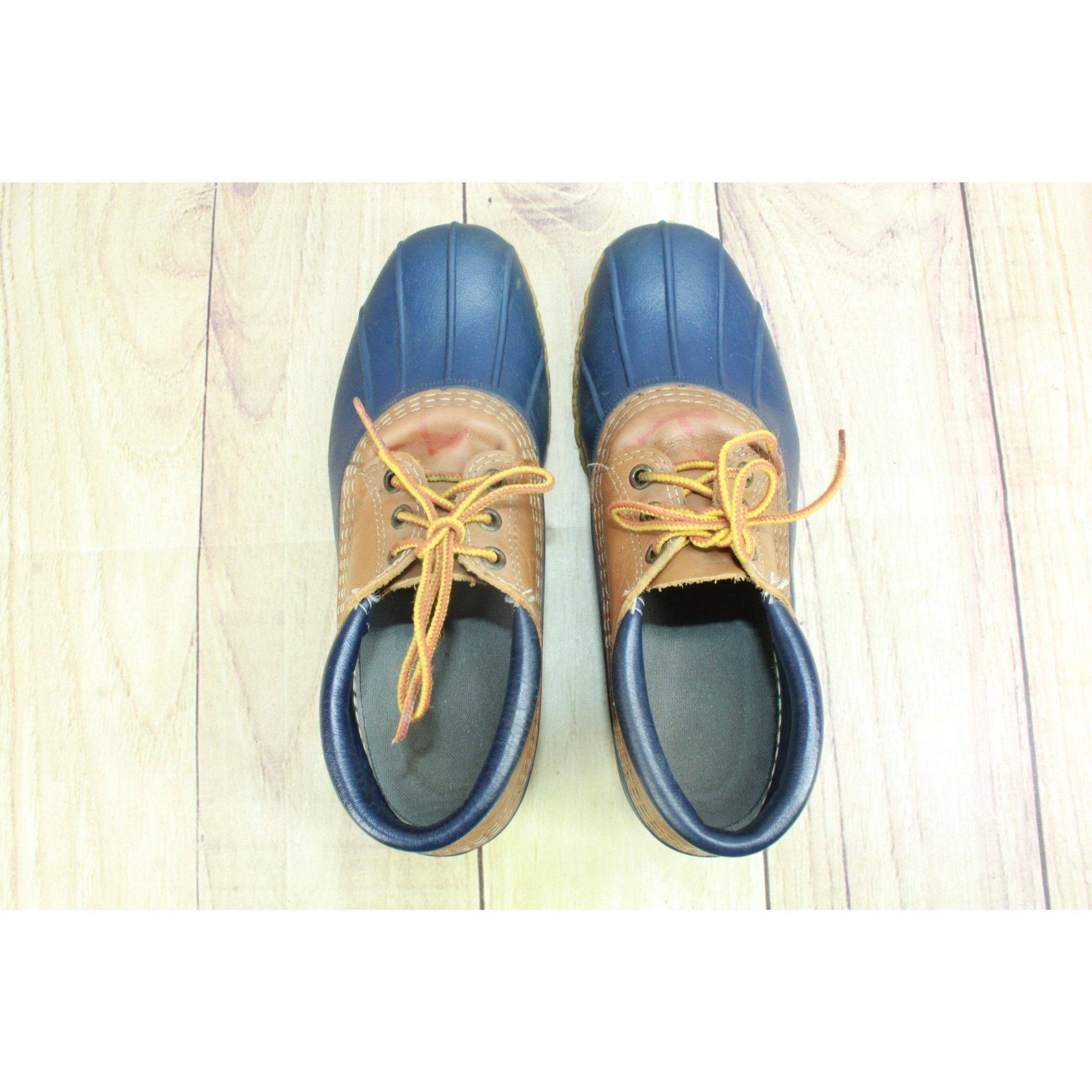 L.L. Bean LL Bean Women’s Blue Rubber Ankle Duck Boots Size US 9 / IT 39 - 7 Thumbnail