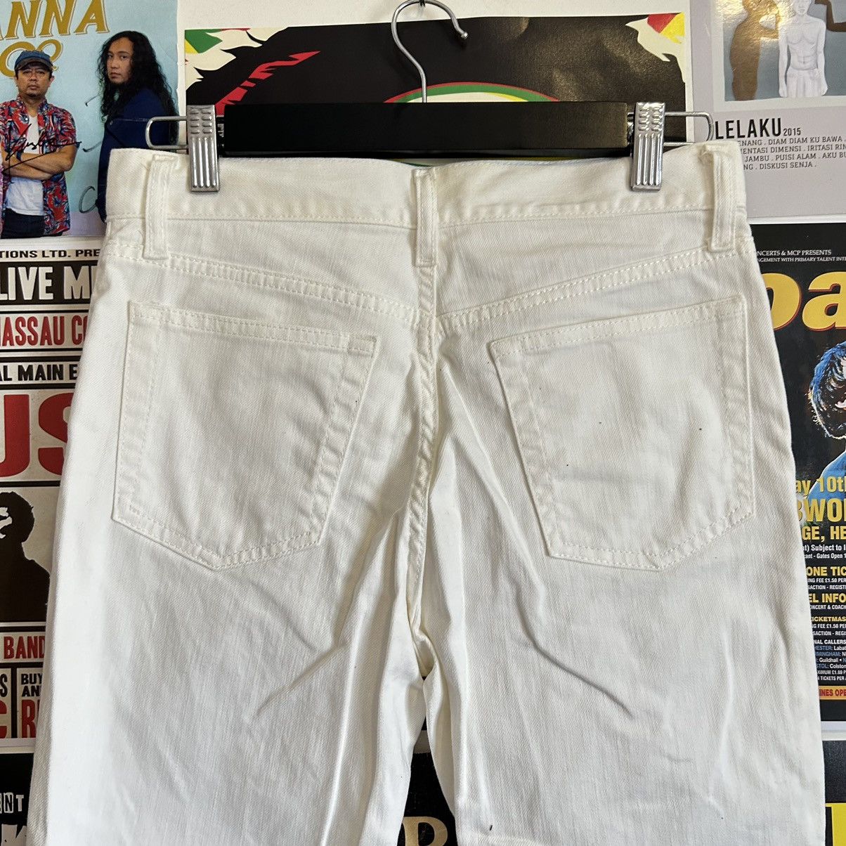 Uniqlo Vintage Uniqlo Flare White Denim Size US 29 - 7 Thumbnail