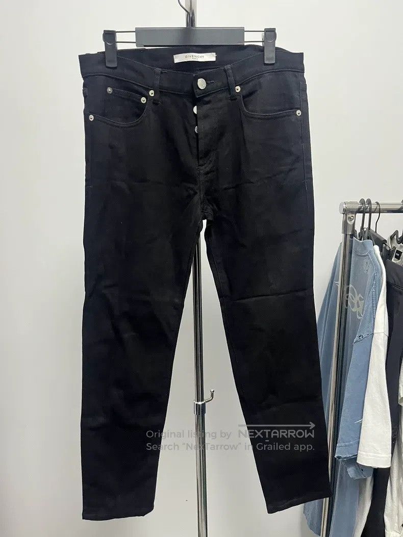Givenchy Givenchy SizeS Black Five-Star Denim Jeans Size US 32 / EU 48 - 1 Thumbnail