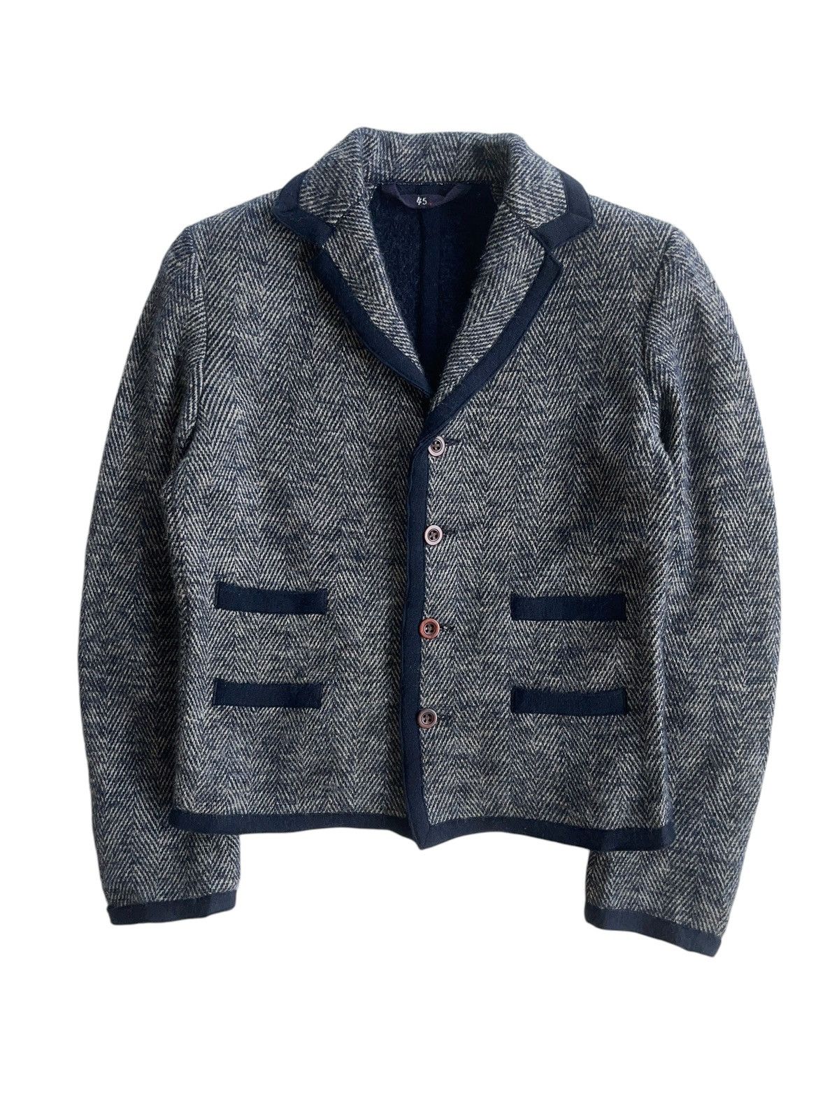 45rpm 45rpm Wool Jacquard Jacket Size S / US 4 / IT 40 - 1 Thumbnail