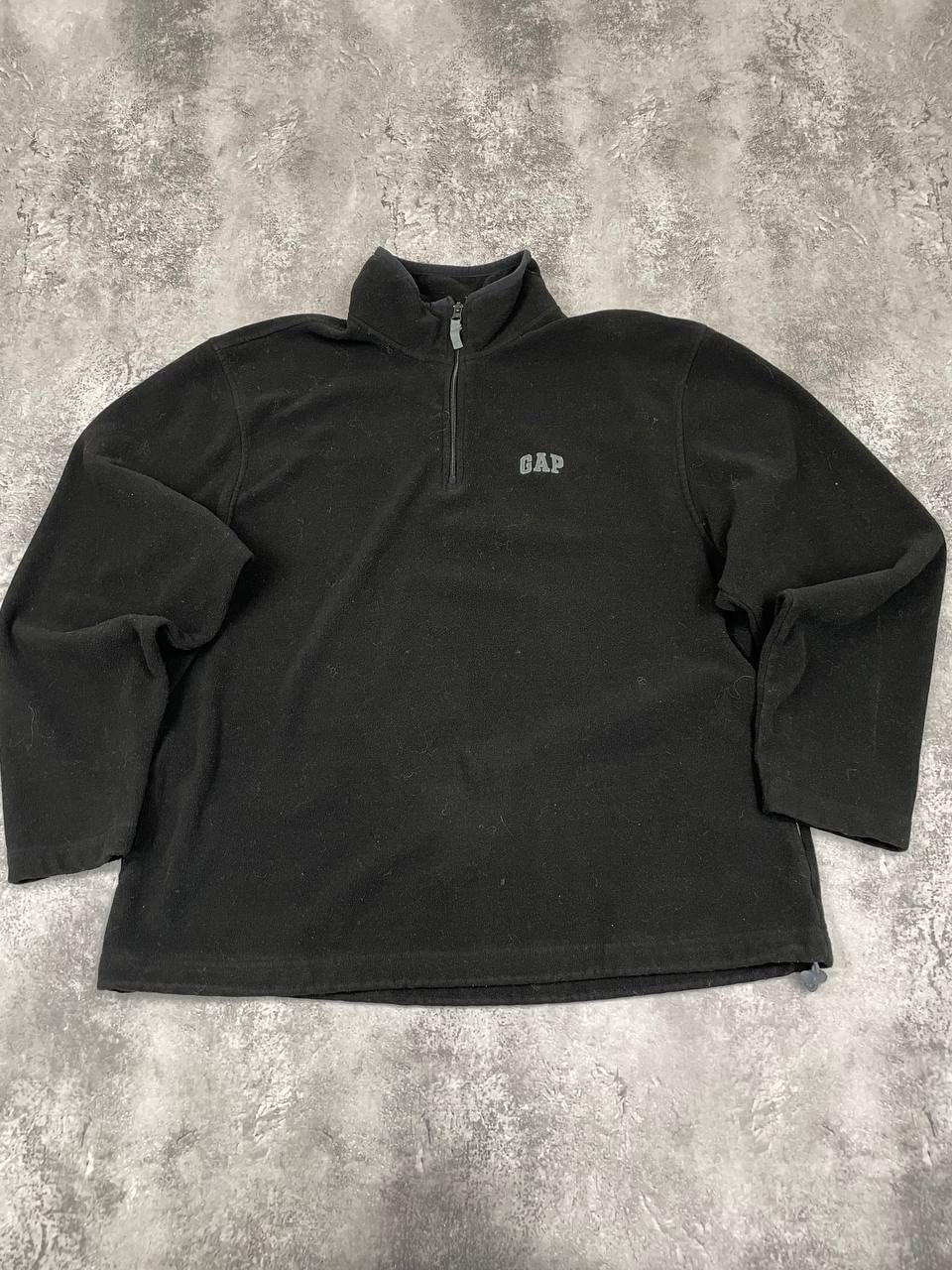 Gap GAP Men Fleece Half Zip Pullover Jacket Black Size XL Size US XL / EU 56 / 4 - 1 Thumbnail